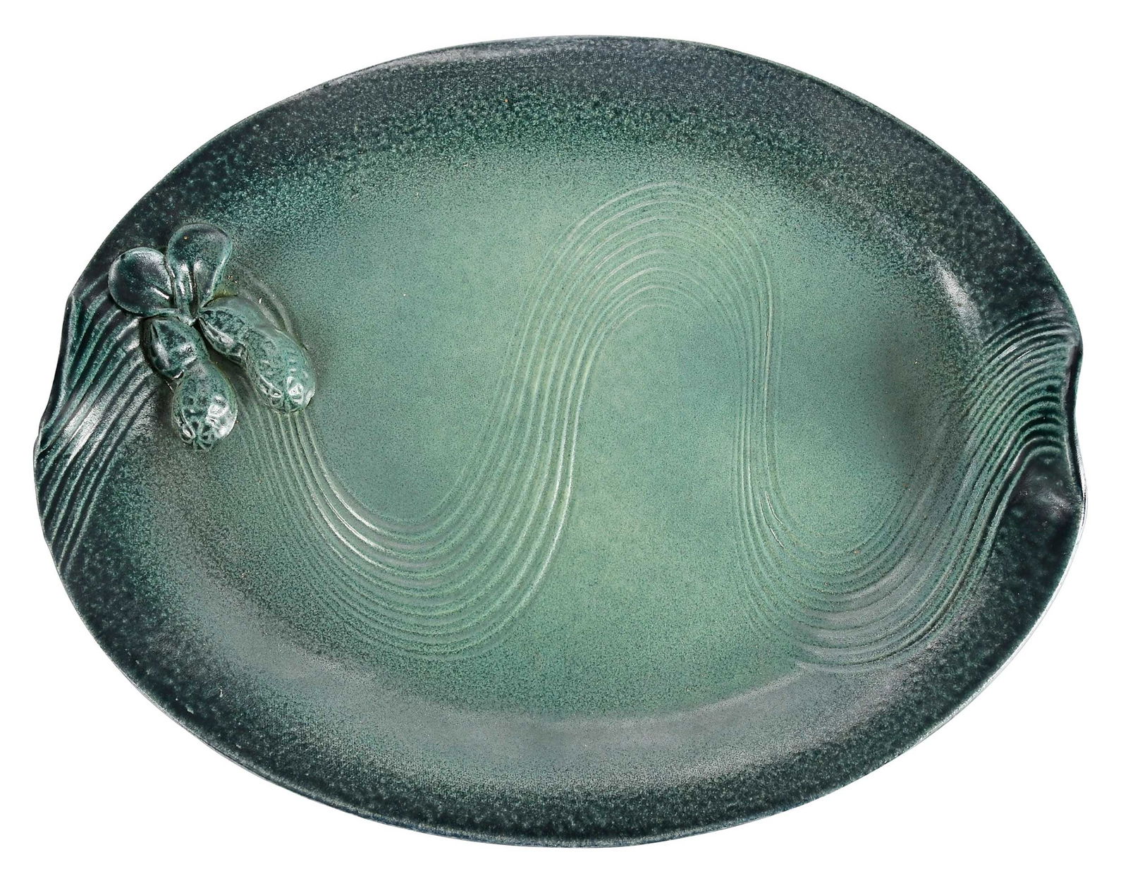 Large Studio Pottery 'Peanut' Serving Tray, Jimmy Carter Provenance (1 of 5)