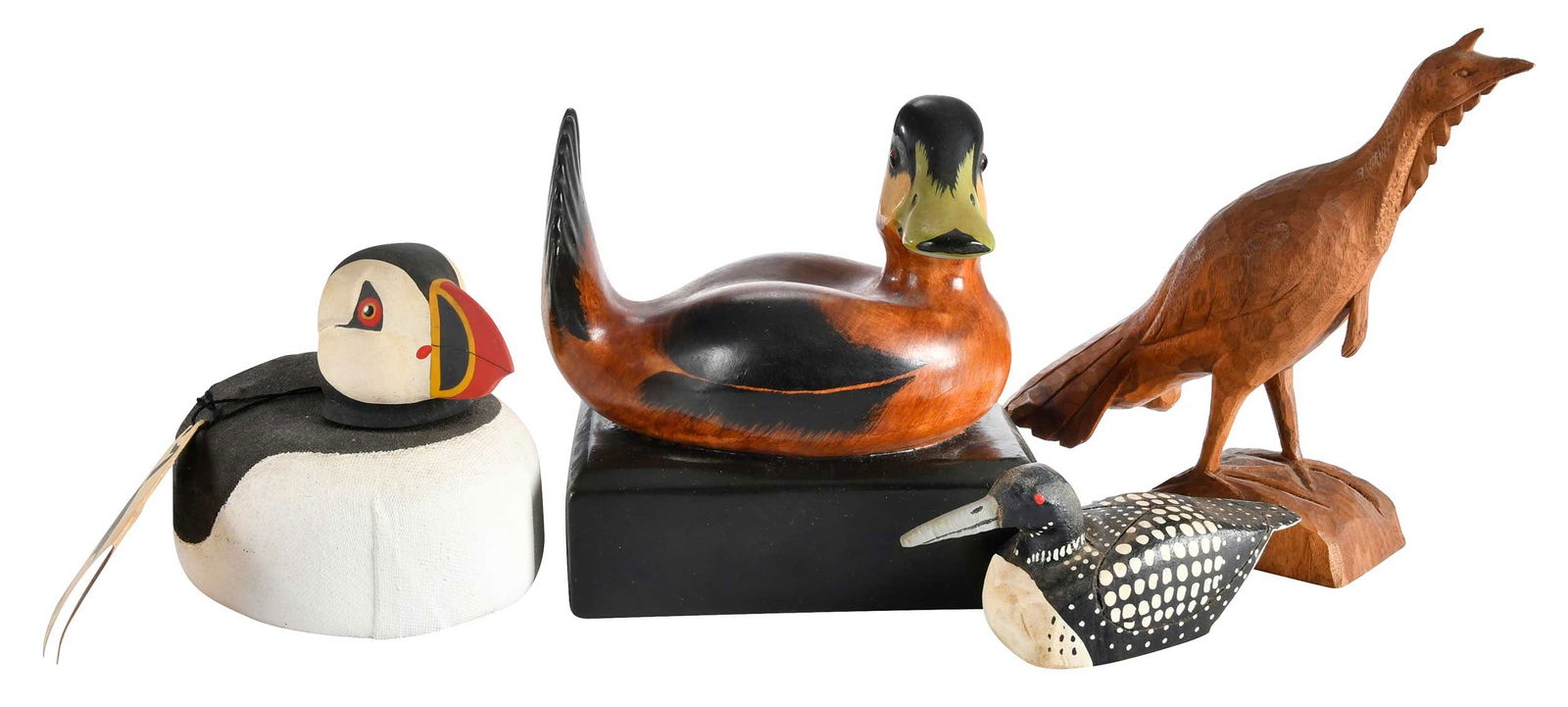 Four Decorative Bird Figures, Jimmy Carter Provenance (1 of 8)