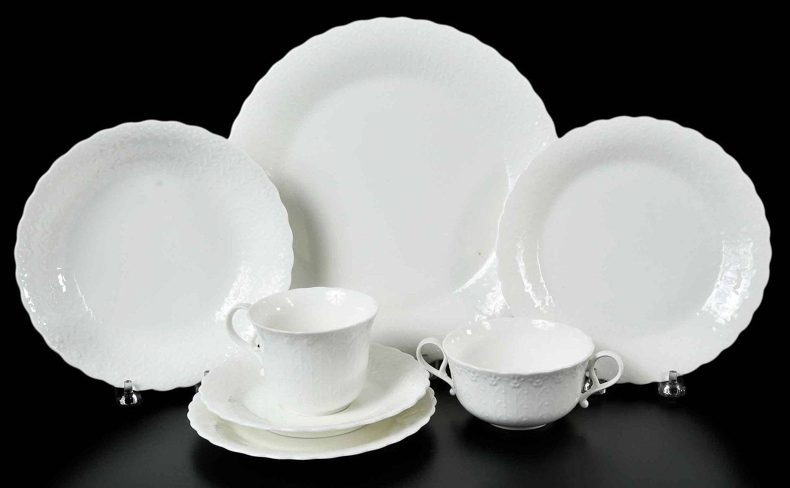 84 Piece Mikasa Bone China Service, Jimmy Carter Provenance (1 of 5)