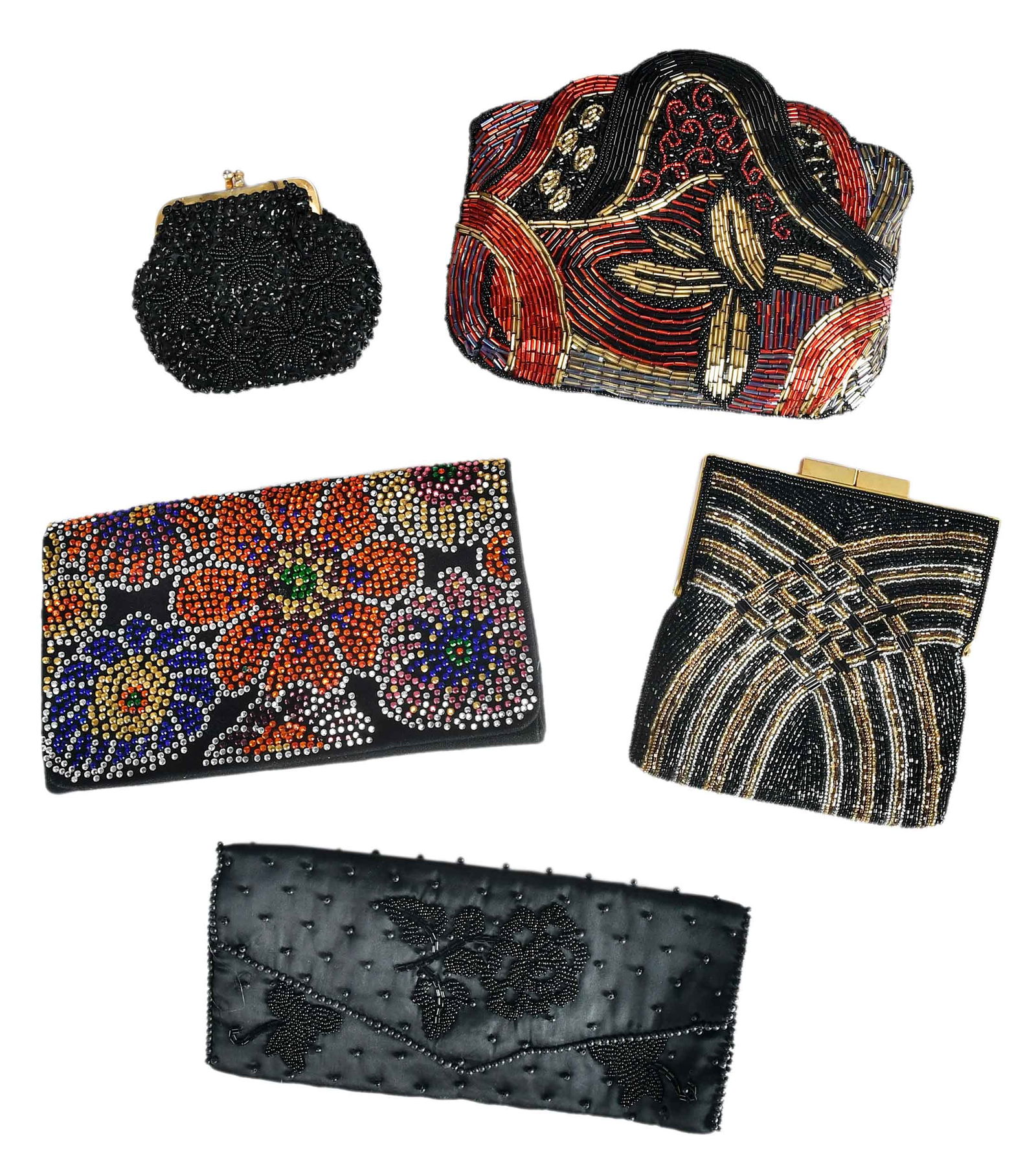 Five Beaded Ladie's Evening Clutches and Bags, Rosalynn Carter Provenance (1 of 5)