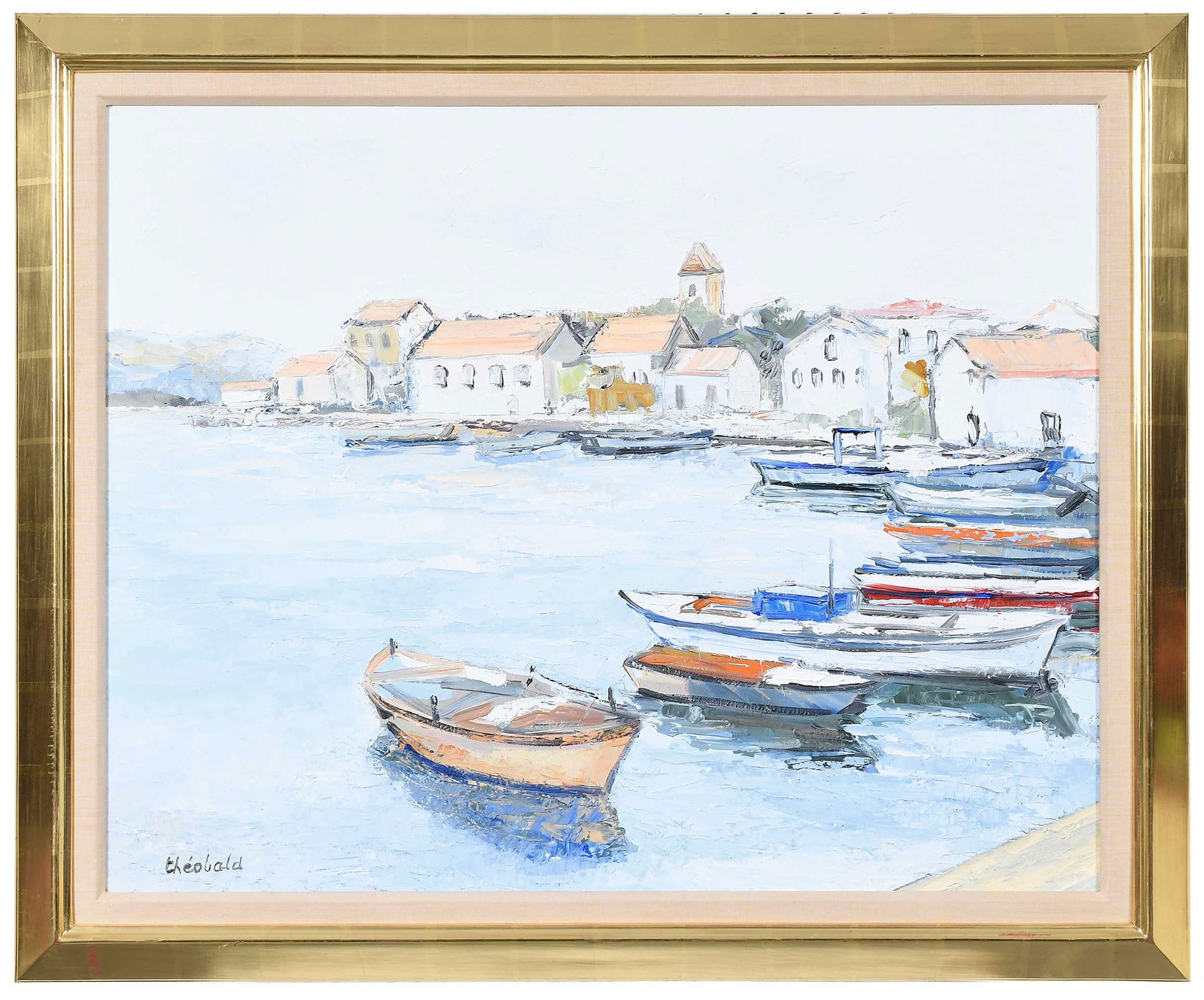 Renee Theobald, Port with Moored Boats, Bush Family Provenance (1 of 9)