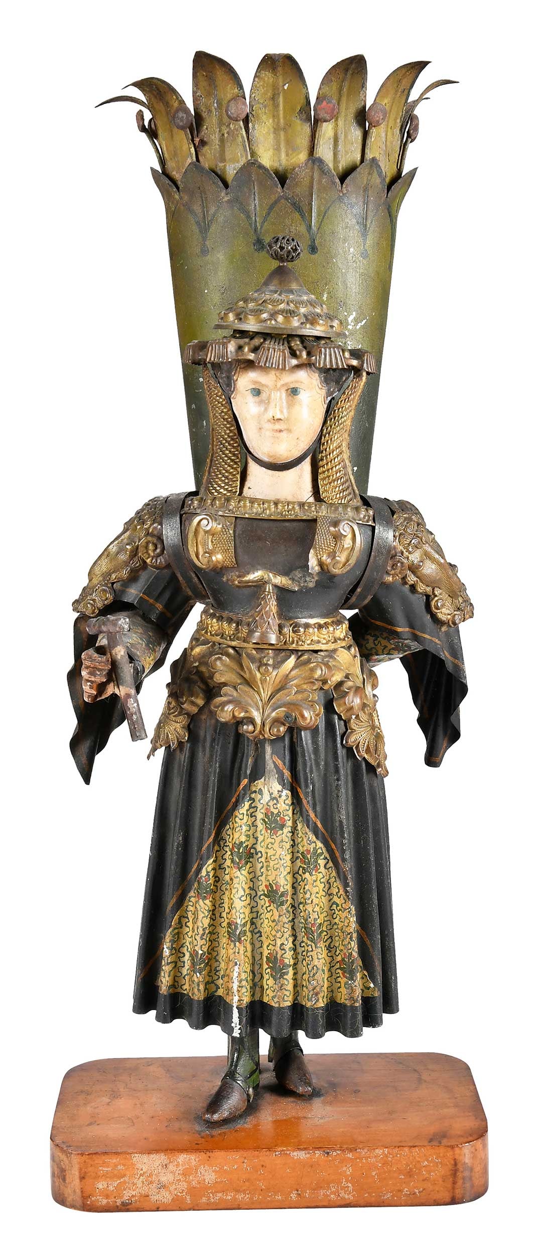 Continental Tole Figural Spill Vase, Bush Family Provenance (1 of 6)