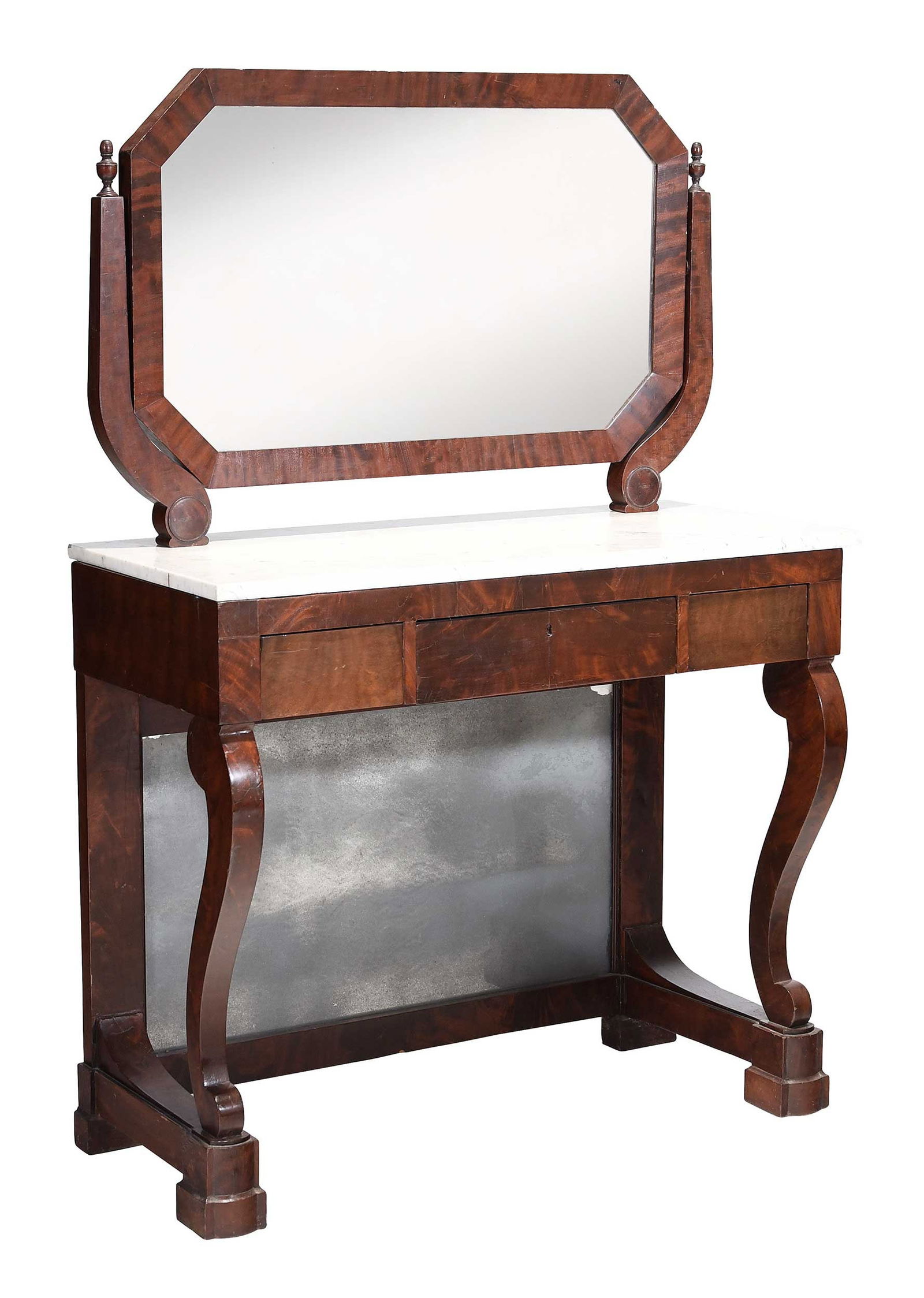 Duncan Phyfe American Late Classical Dressing Table with Mirror From Millford Plantation (1 of 4)