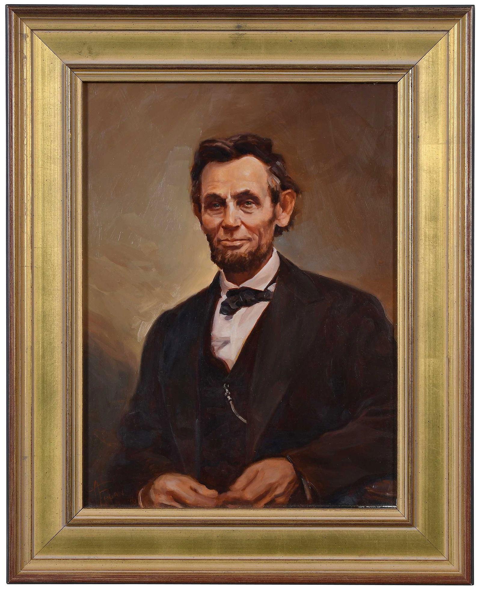 Chas Fagan, Portrait of Abraham Lincoln (1 of 11)