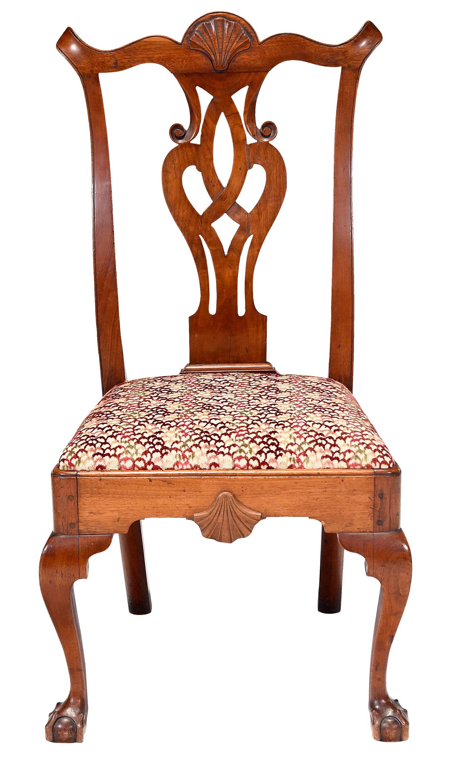 Philadelphia Chippendale Carved Walnut Side Chair (1 of 7)