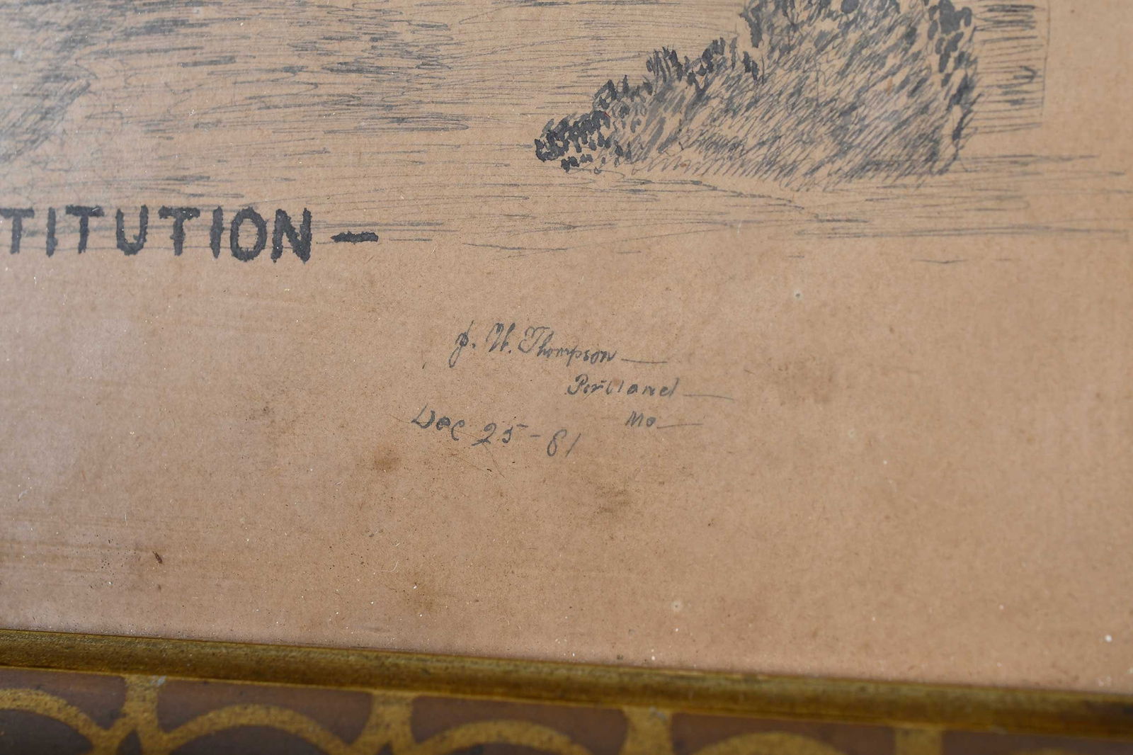 Smithsonian Drawing - 3