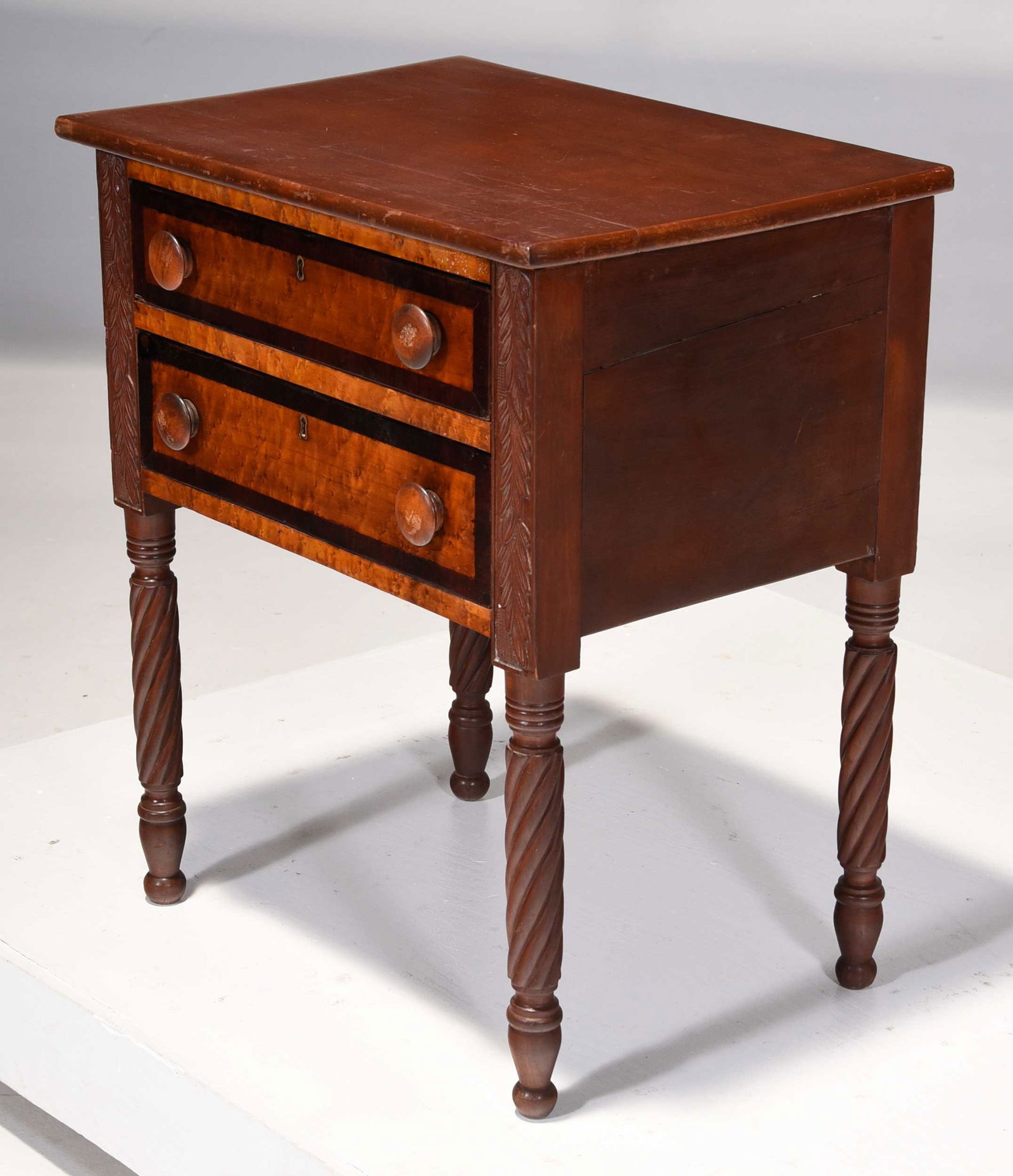 American Classical Birdseye Maple Work Table - 4