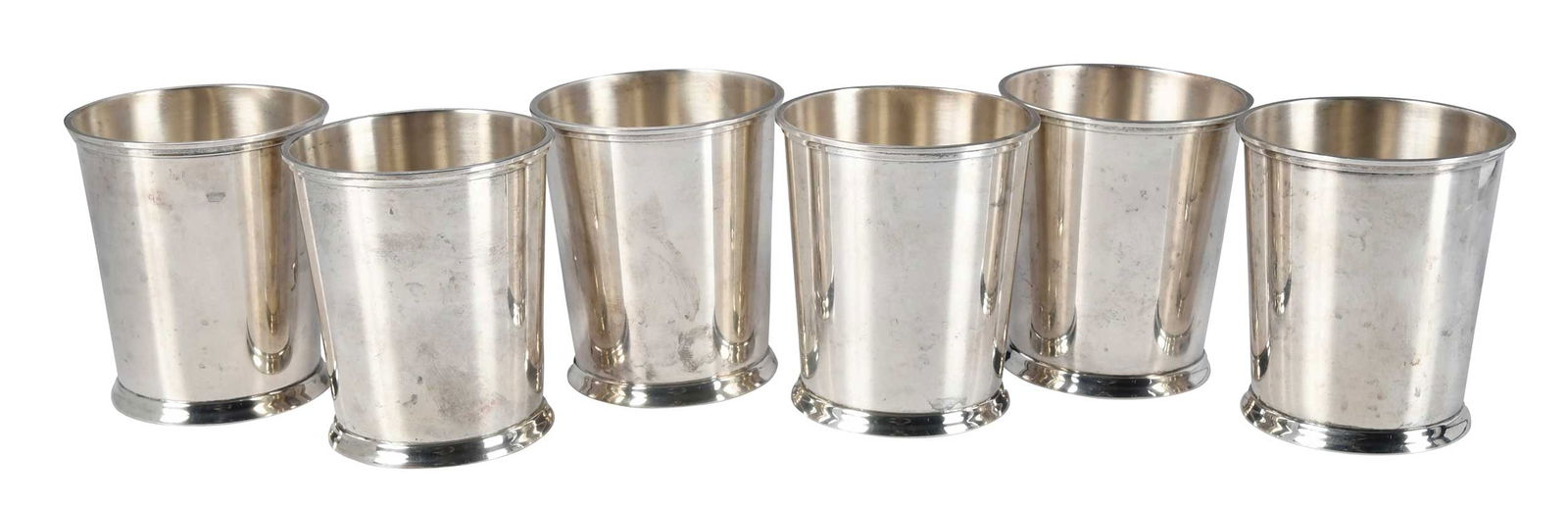 Set of Six Fisher Sterling Mint Juleps (1 of 3)