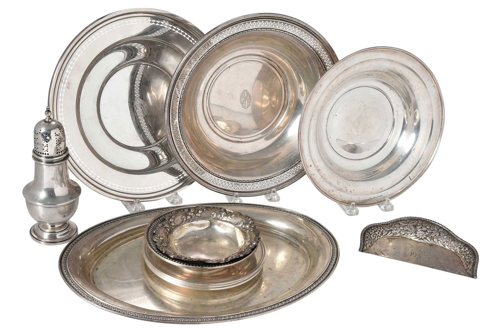 12 Pieces of Assorted Sterling Hollowware (1 of 8)