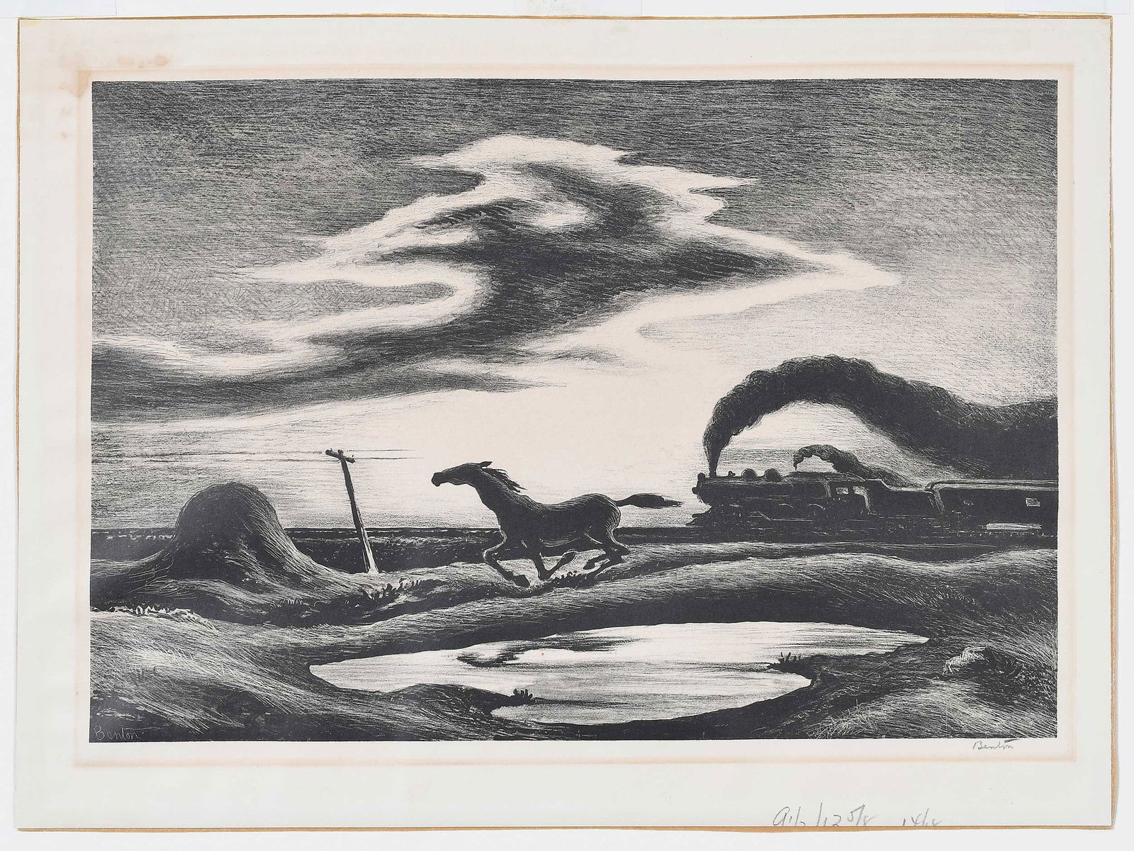 Thomas Hart Benton, The Race (1 of 7)