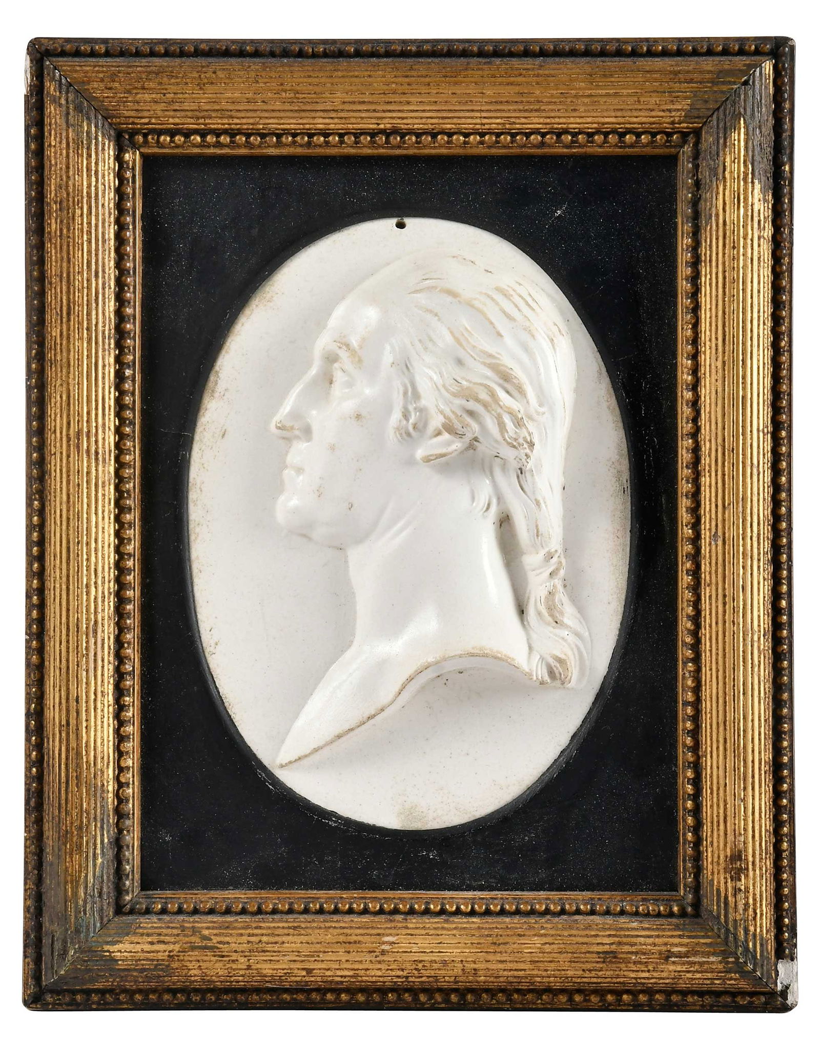 Framed Wedgwood George Washington Profile Plaque (1 of 5)