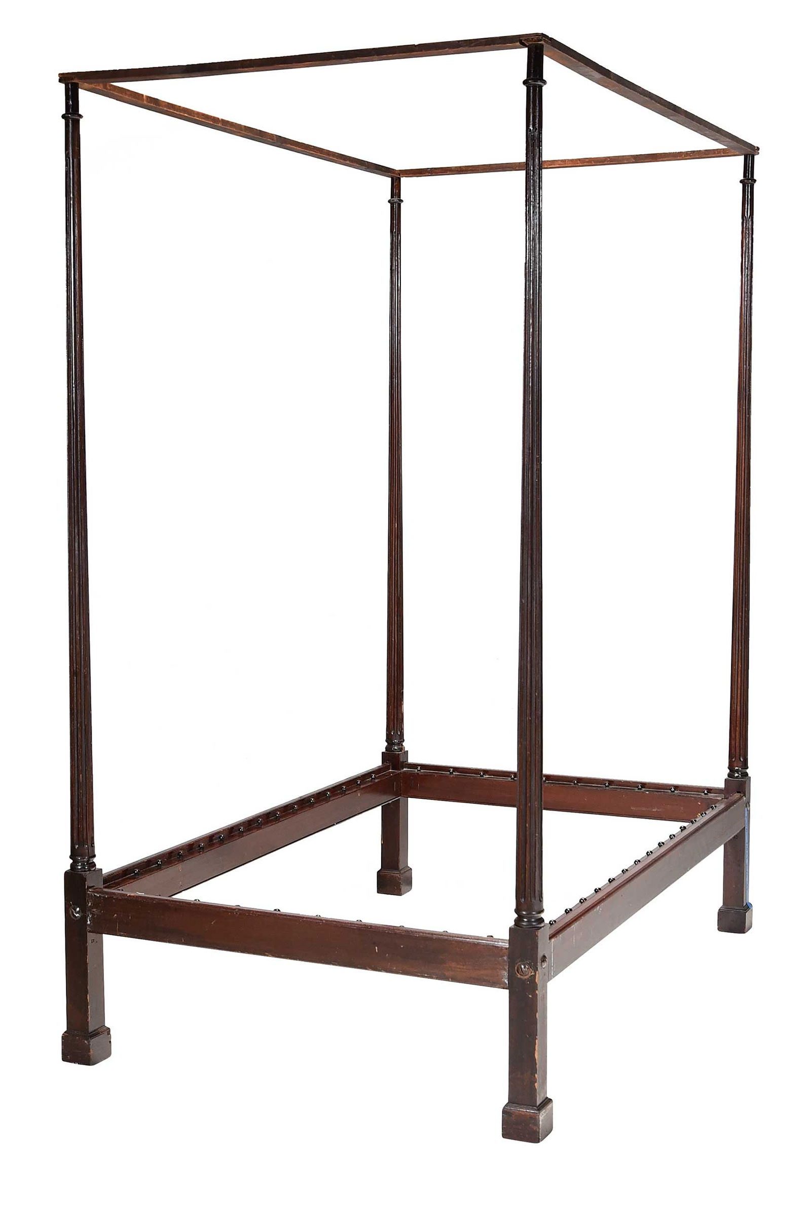 Scarce American Chippendale Tester Bedstead (1 of 11)
