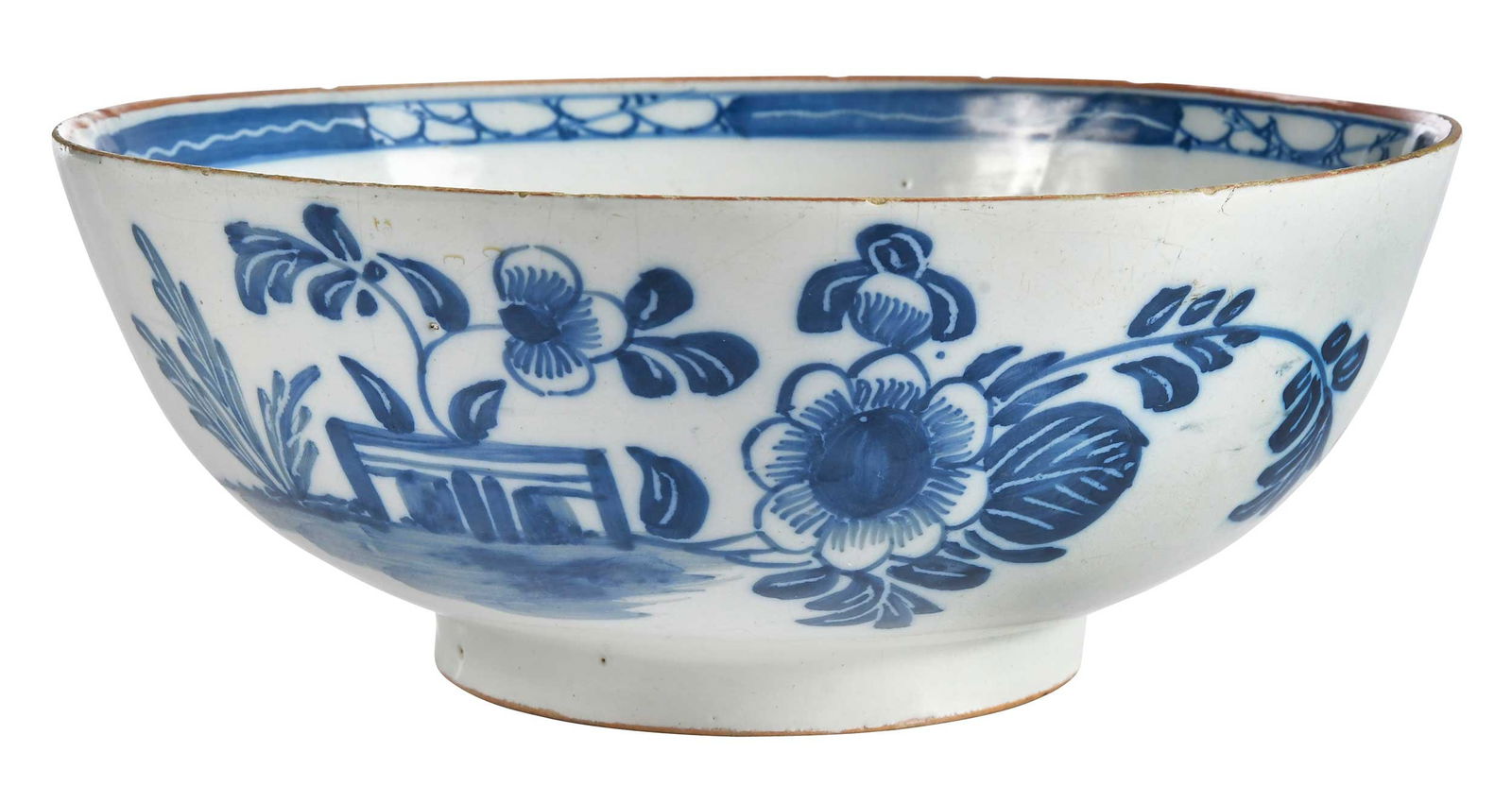 English Delft Blue and White Bowl (1 of 11)