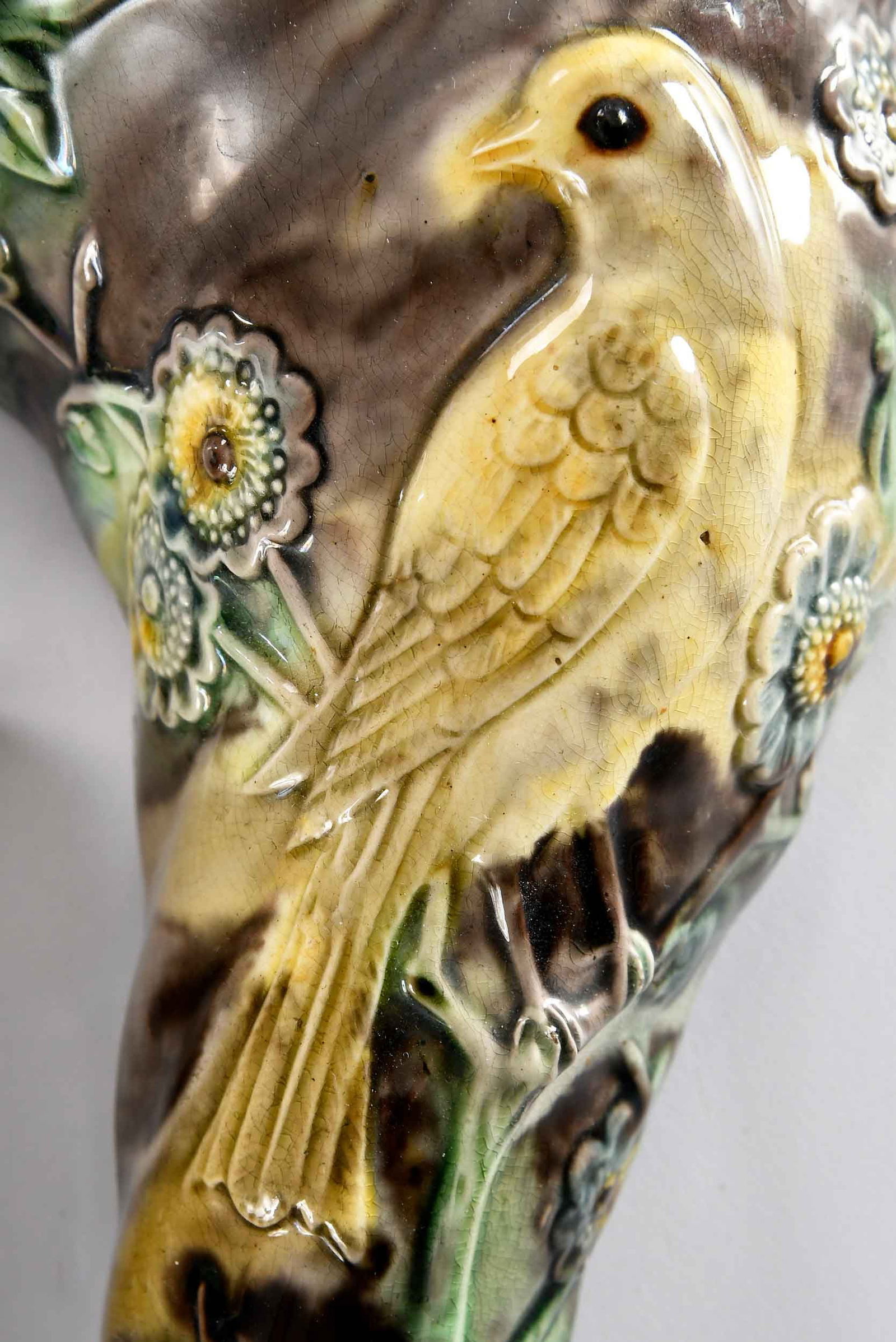 Three Whieldon Type Pottery Wall Pockets - 5