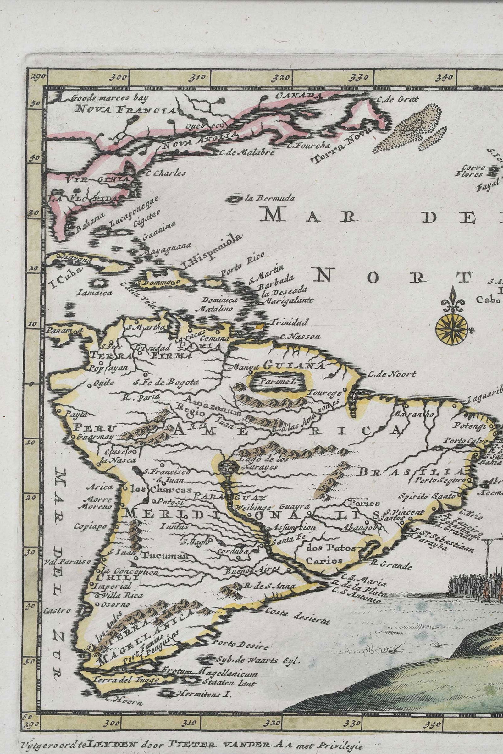 Three Framed Early World Maps - 17