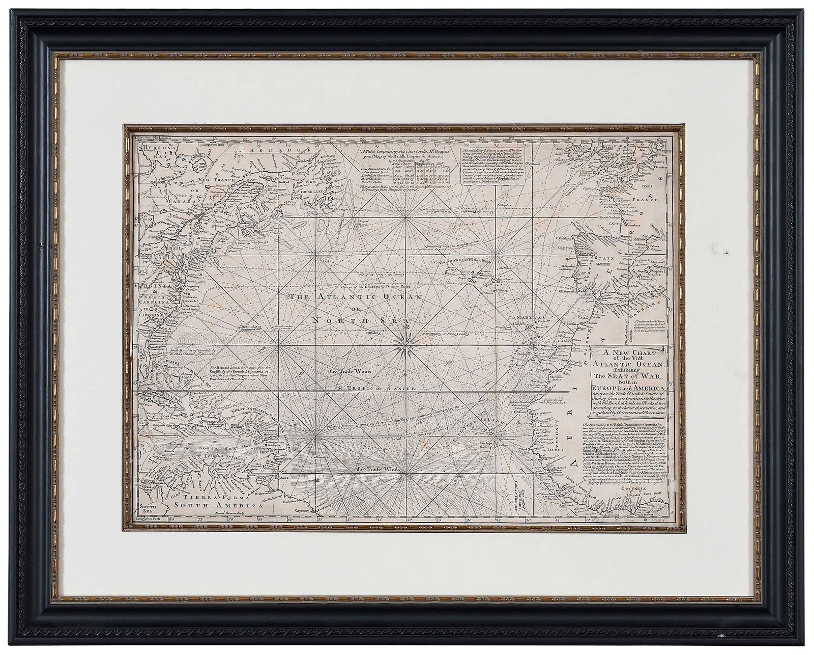 Three Framed Early World Maps - 3
