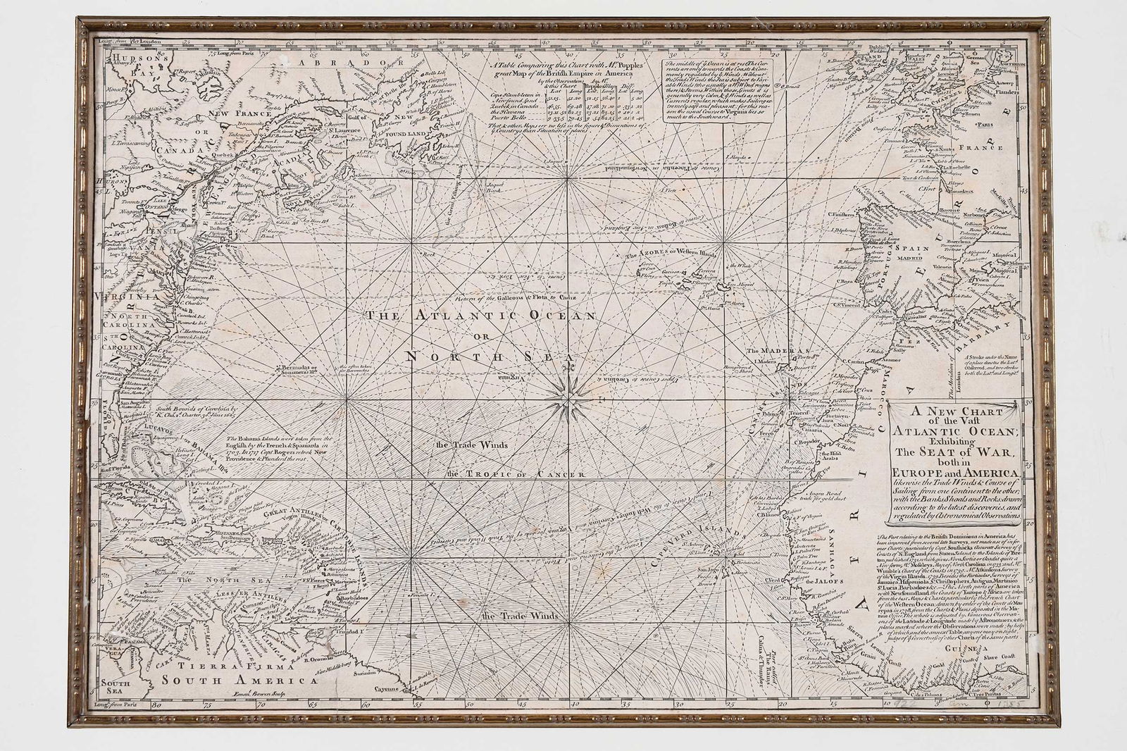 Three Framed Early World Maps - 9