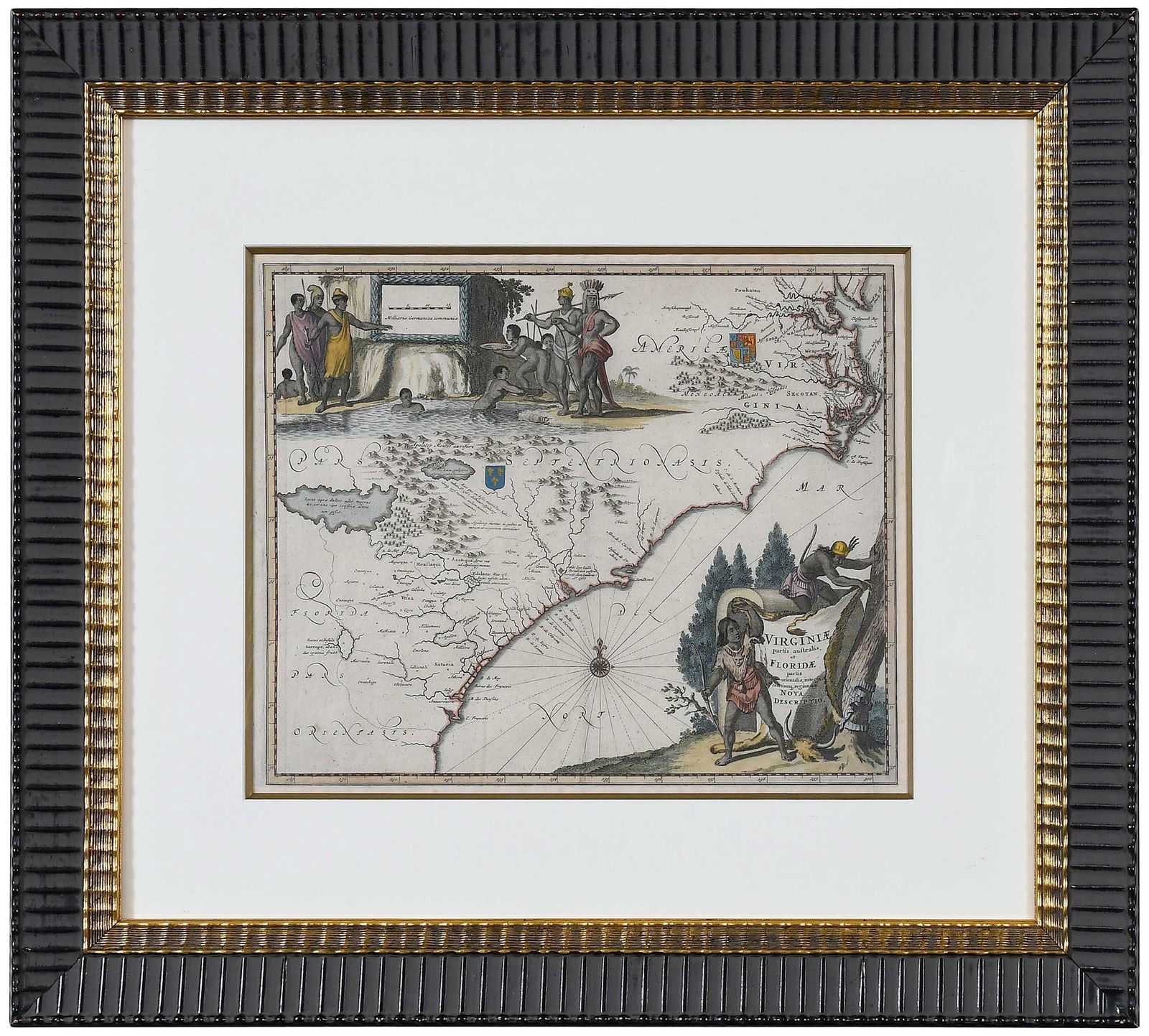 Ogilby & Montanus - Virginiae Partis australis, et Floridae partis orientalis... (1 of 5)