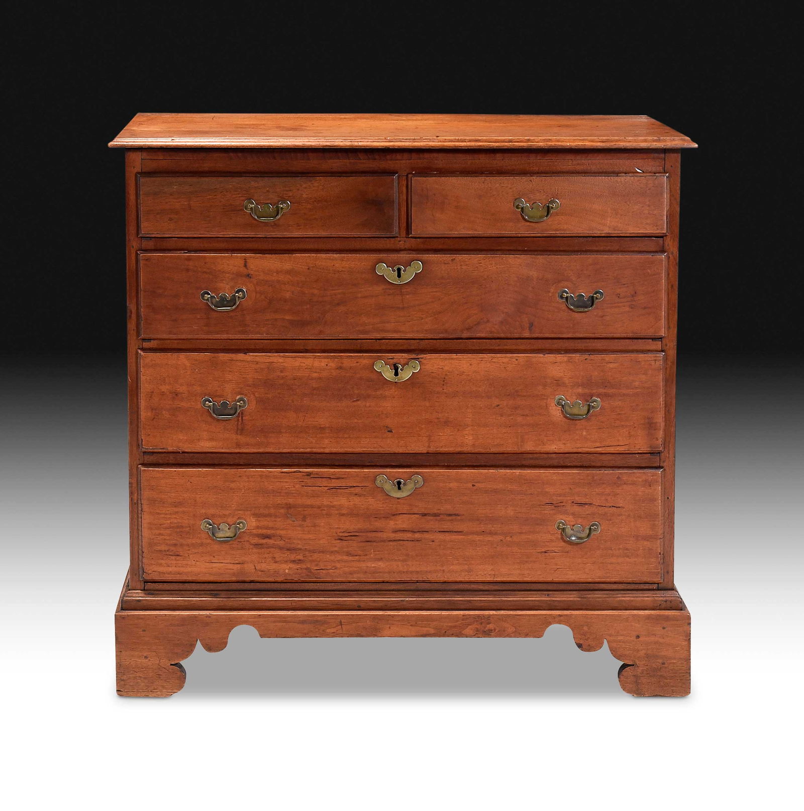 James Gheen Attributed North Carolina Federal Walnut Chest of Drawers (1 of 8)