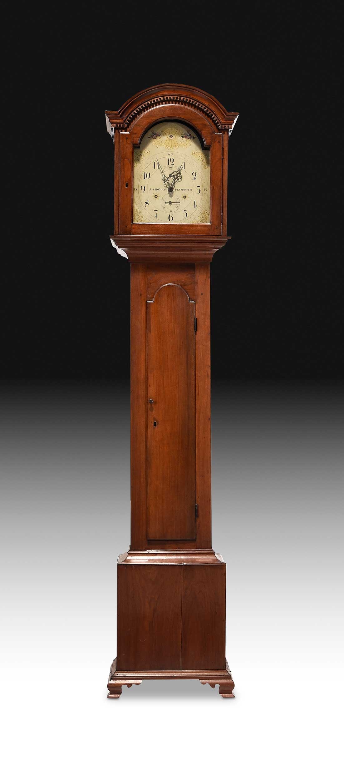 Rare MESDA Documented North Carolina Henry Macy Walnut Tall Case Clock (1 of 11)