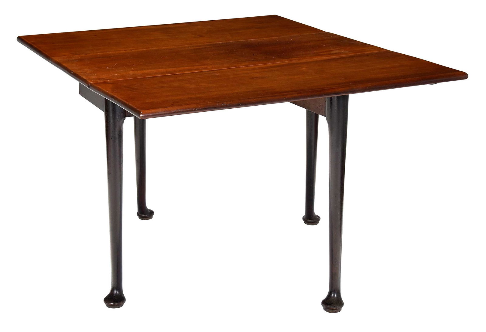 Queen Anne Figured Mahogany Dropleaf Table (1 of 6)