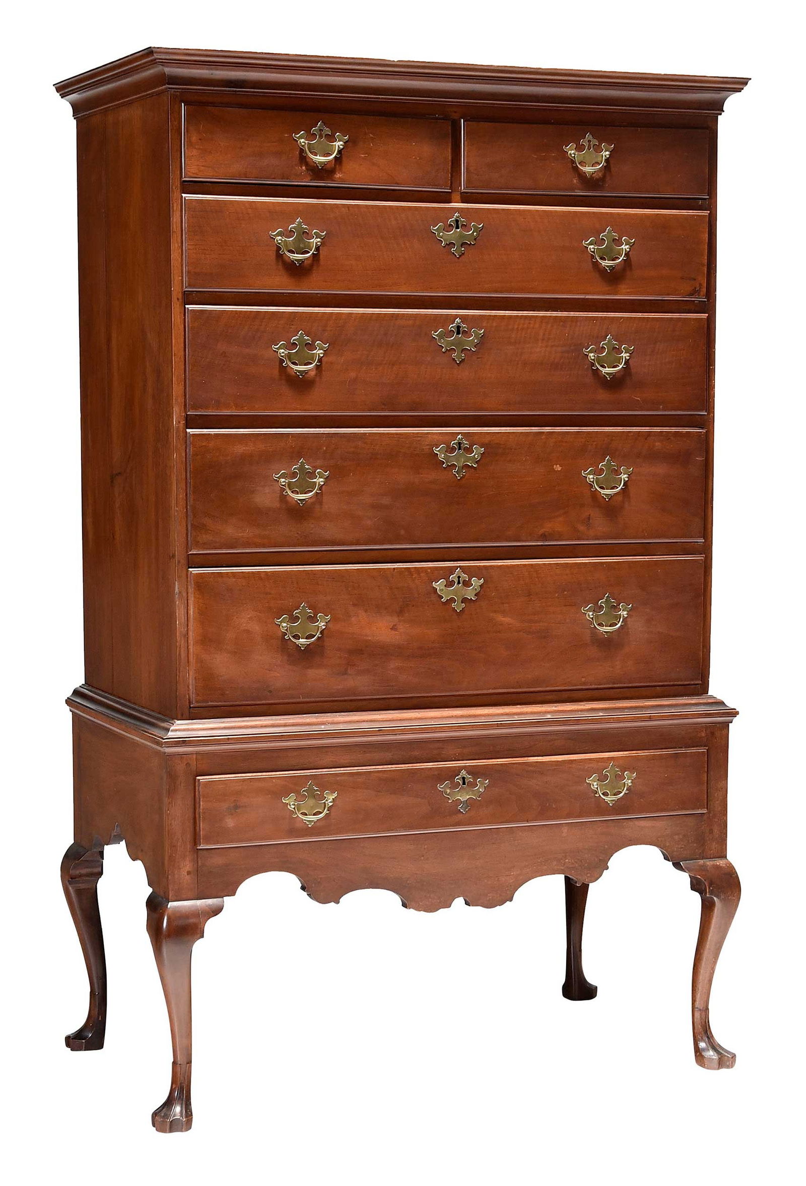 Southern Chippendale Walnut Chest on Frame (1 of 15)