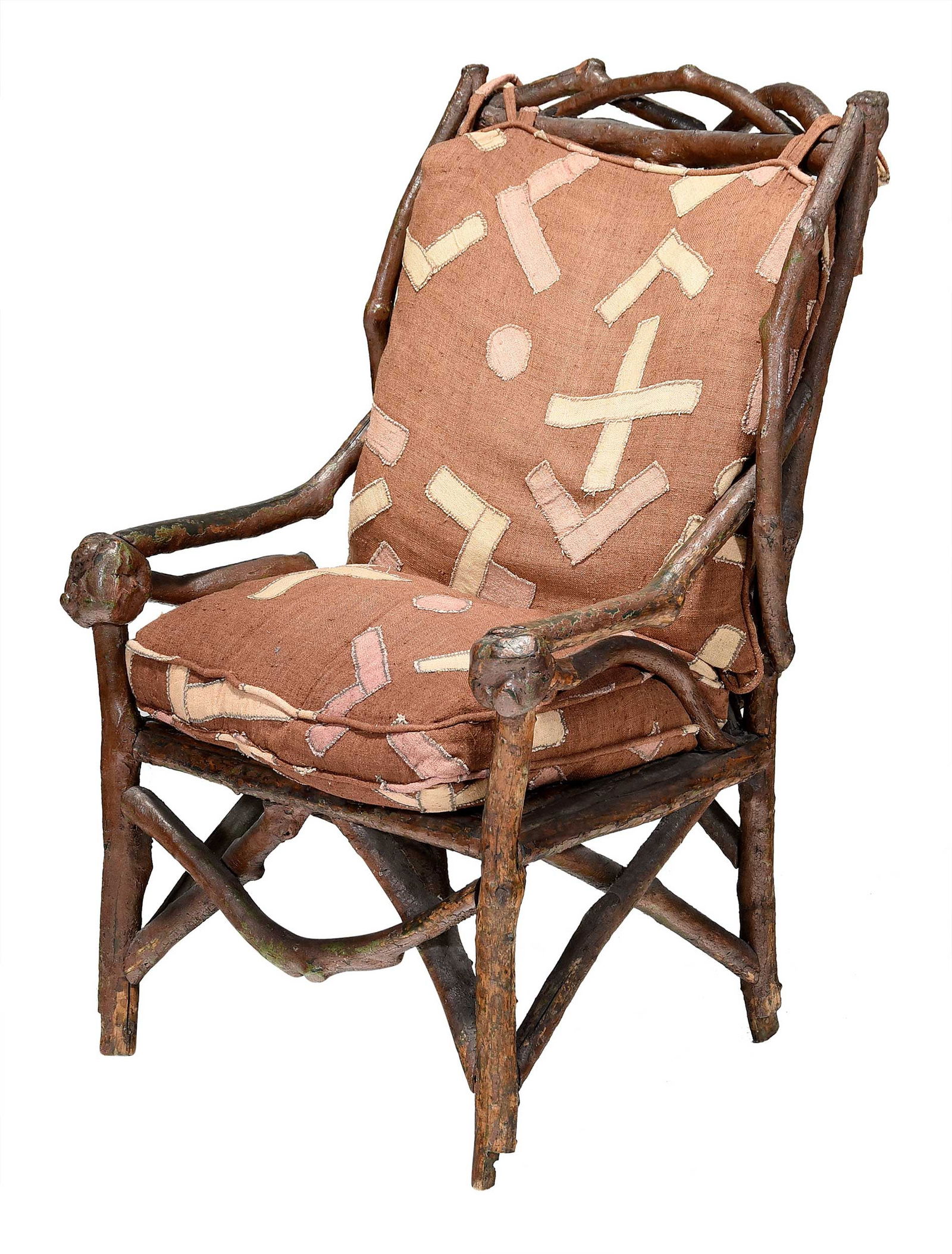 American Painted Rustic Root and Branch Armchair (1 of 6)