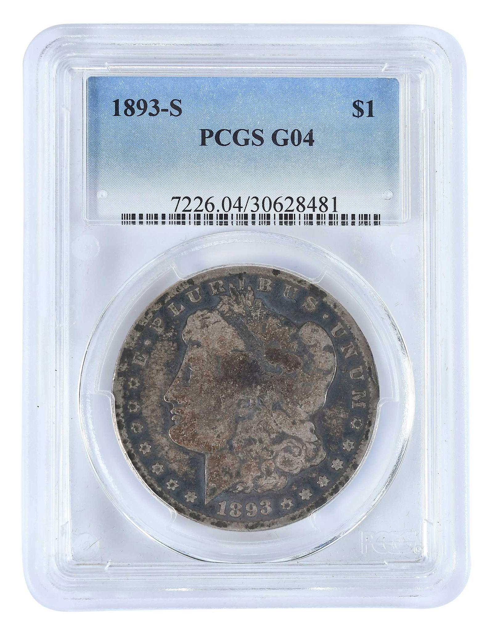 1893-S Morgan Silver Dollar, Key Date (1 of 2)