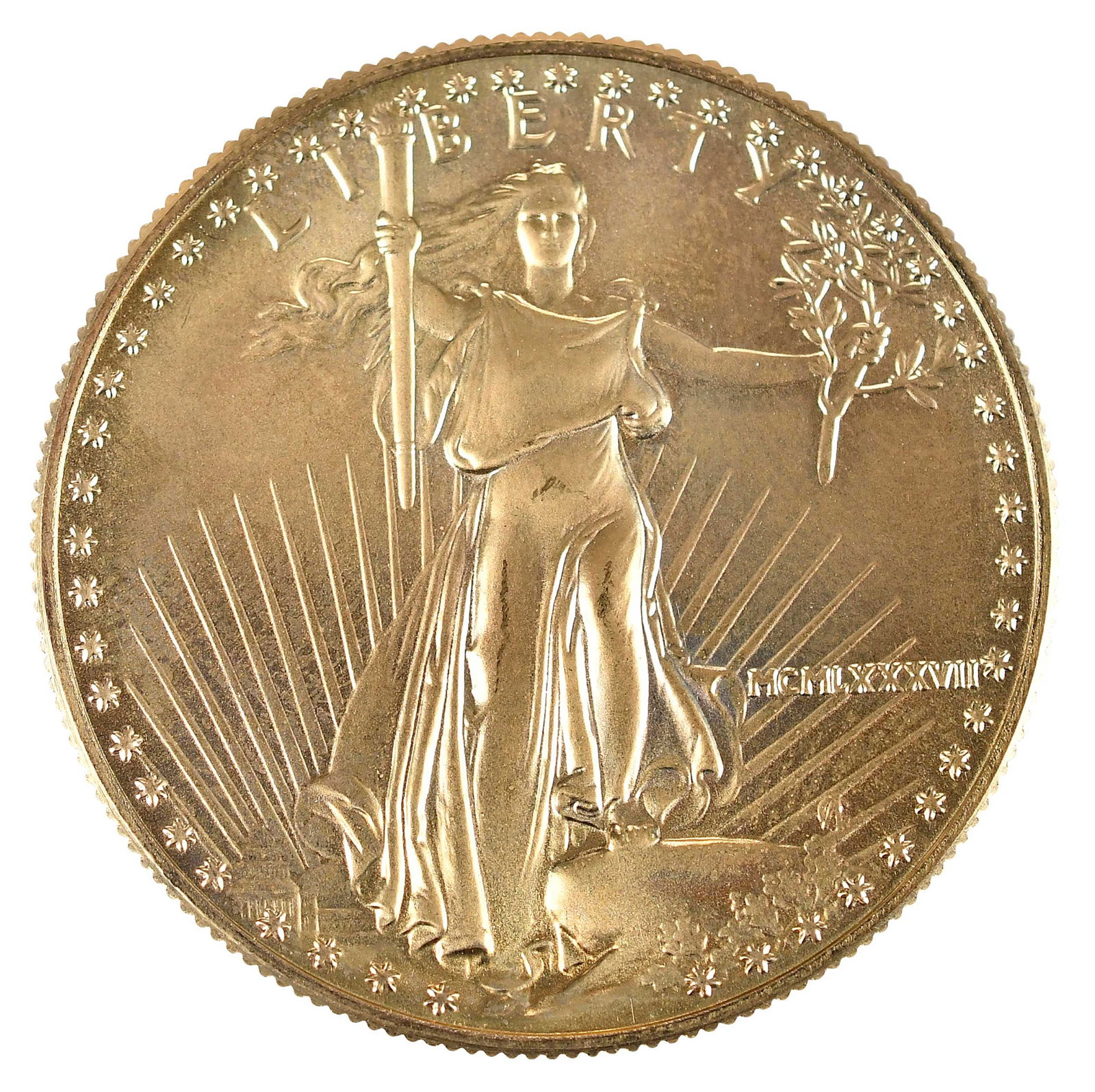 1987 American Gold Eagle One-Ounce Coin (1 of 2)