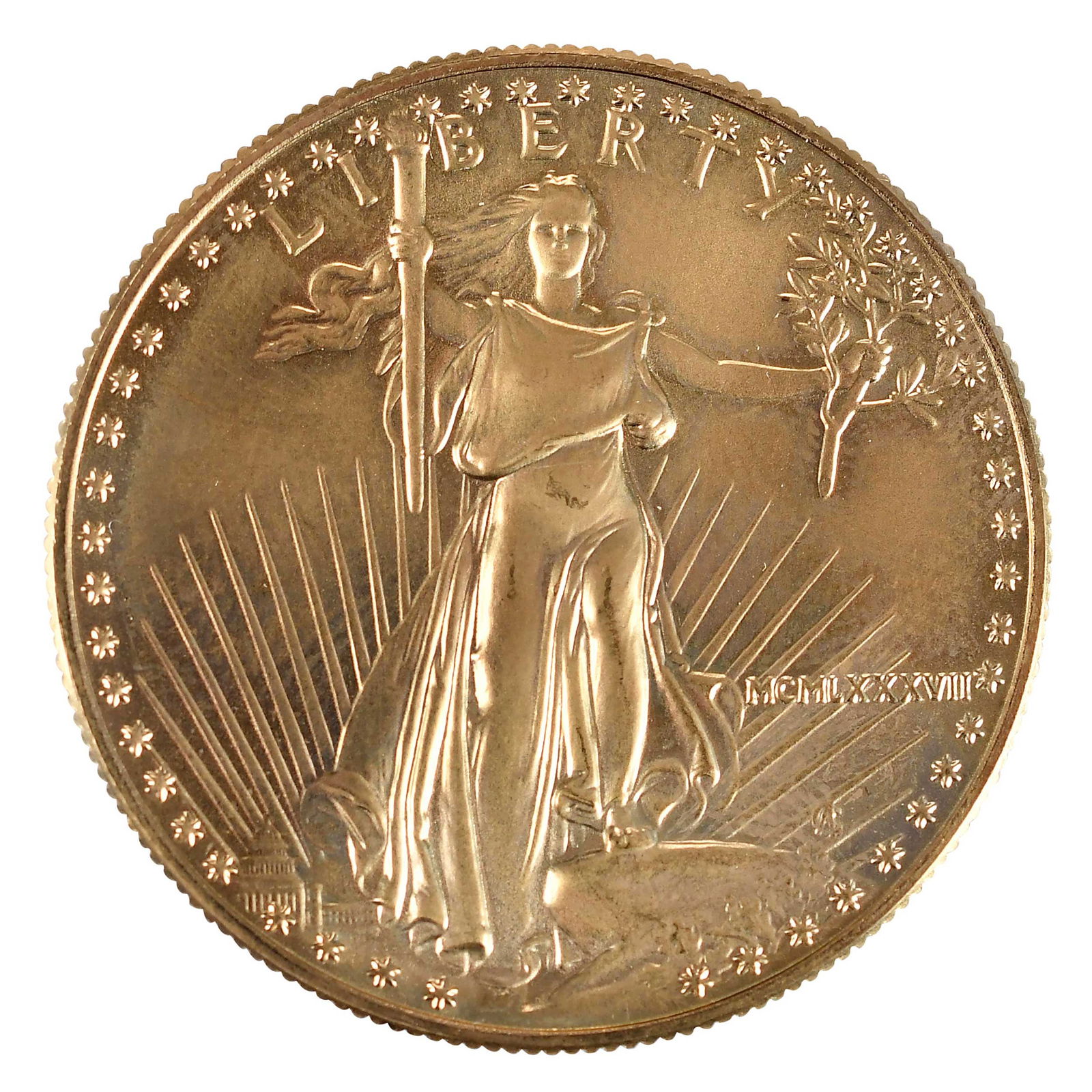 1987 American Gold Eagle One-Ounce Coin (1 of 2)