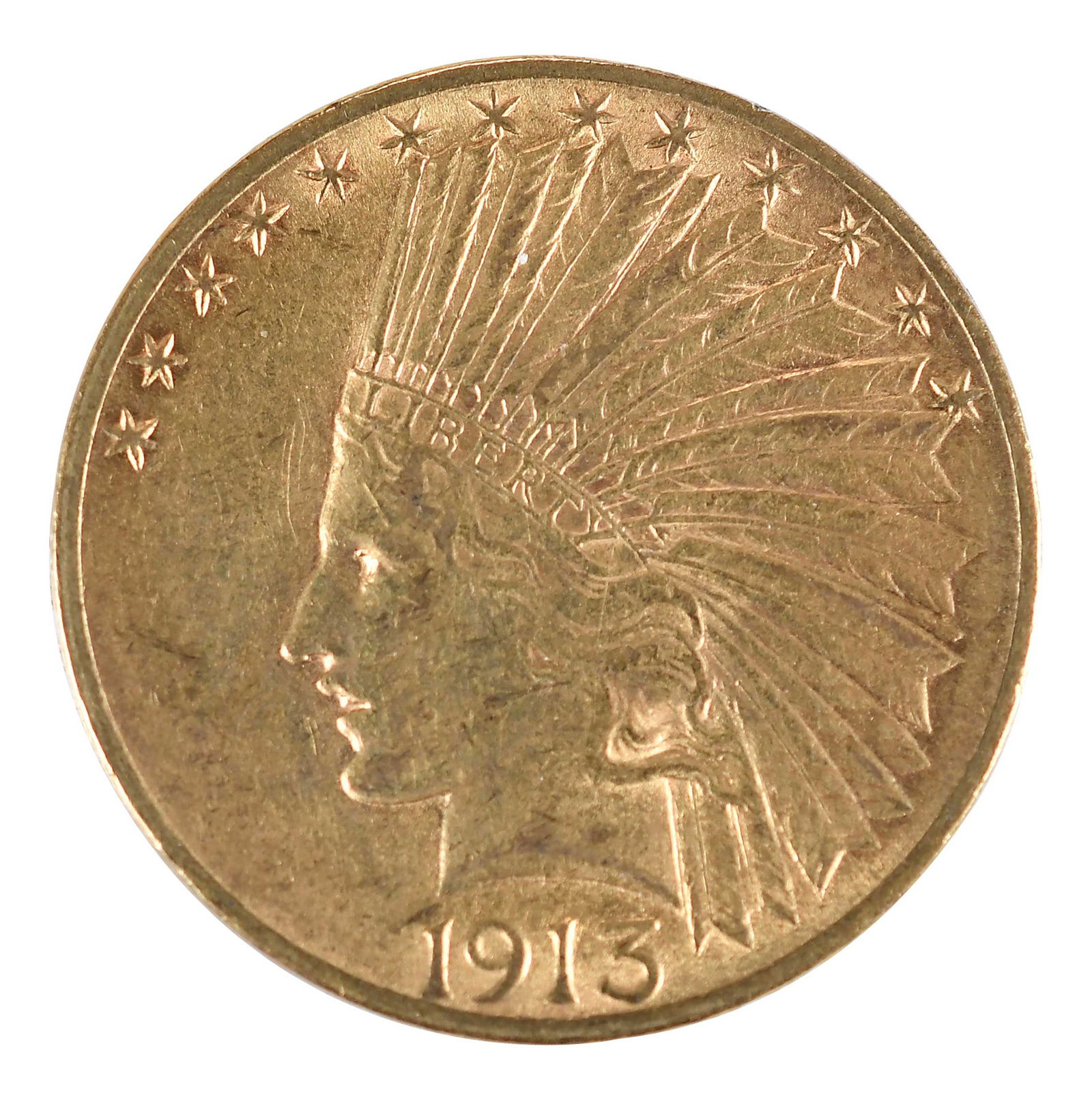 1913 Indian Head $10 Gold Coin (1 of 2)