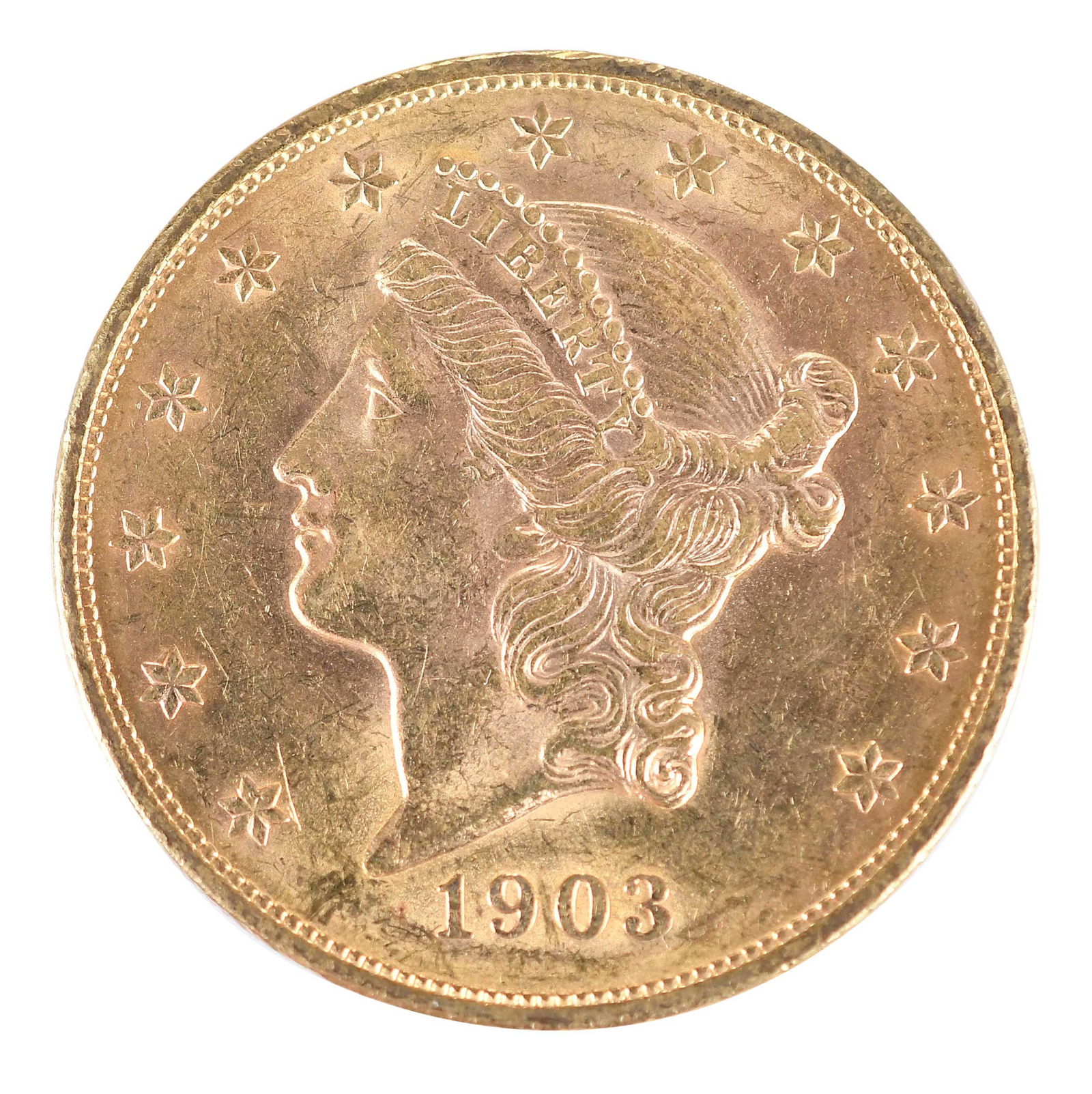 1903 Liberty Double Eagle $20 Gold Coin (1 of 2)