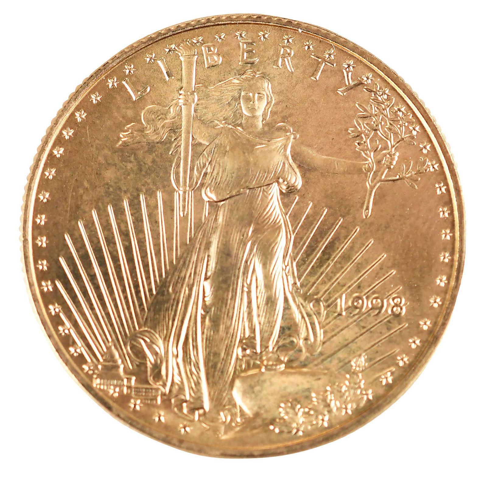 1998 Half Ounce American Gold Eagle Coin: half ounce bullion coin Provenance: Private Collection, Lincolnton, North Carolina