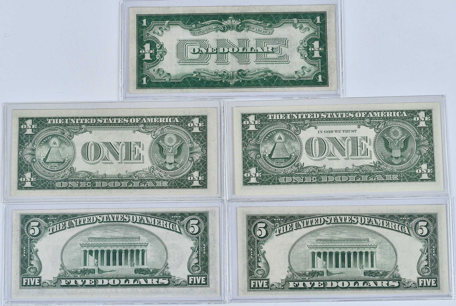 Ten Small Sized U.S. Notes - 3