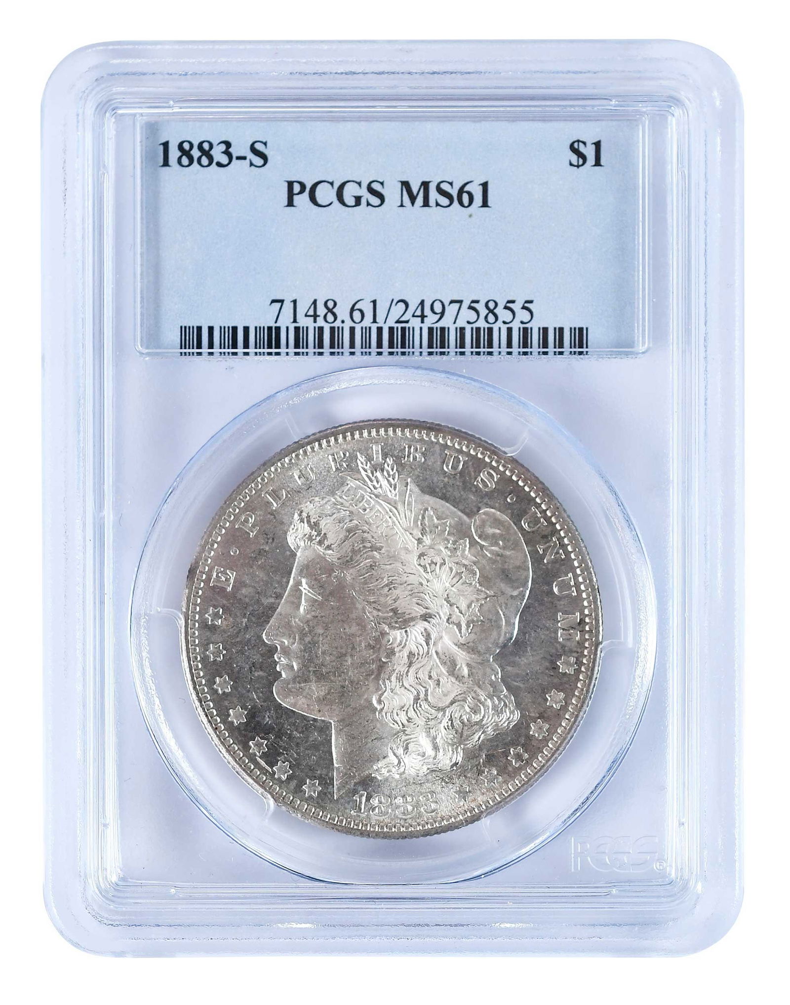 1883-S Morgan Dollar, PCGS MS61 (1 of 2)