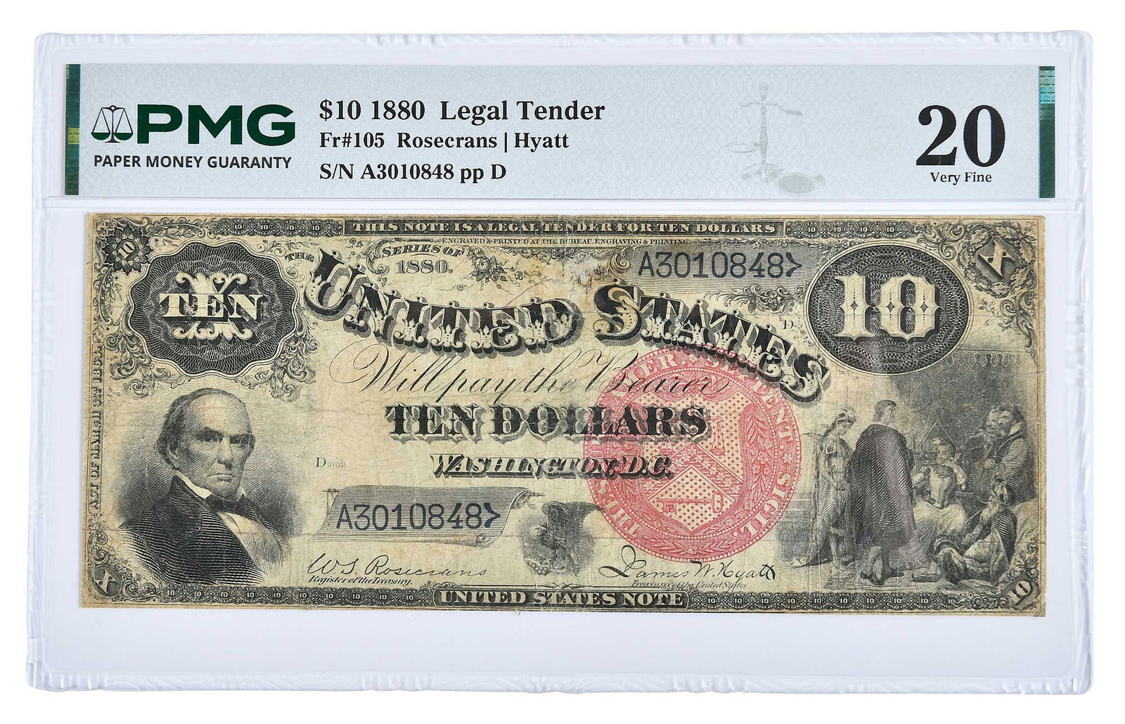 1880 $10 Legal Tender (1 of 2)