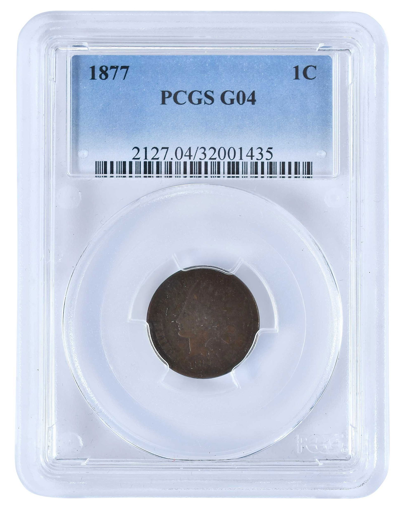 1877 Indian Head Cent, Key Date: the date everyone seems to be missing Provenance: Private Collection, Lincolnton, North Carolina