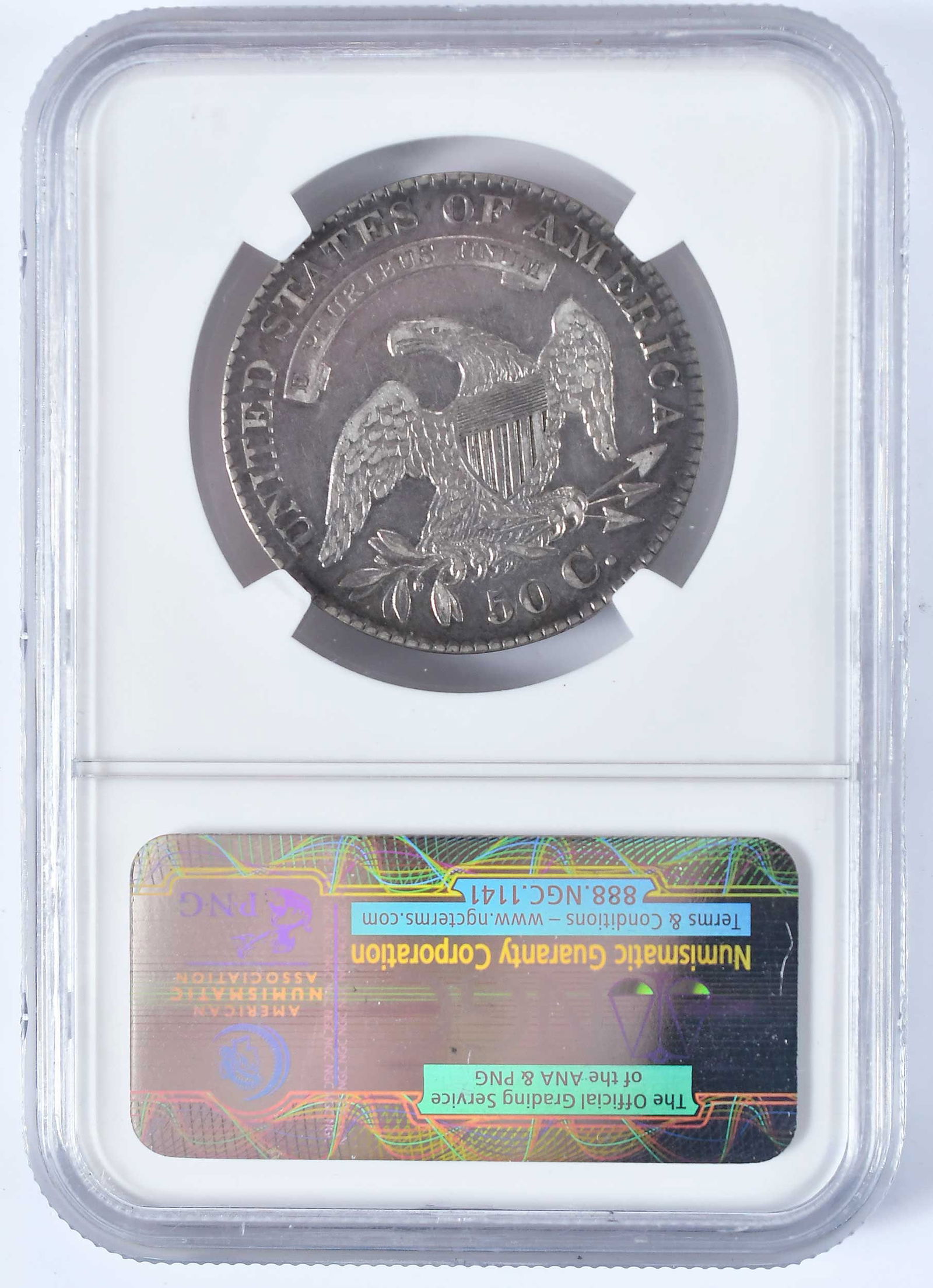 1829 Capped Bust Half Dollar - 2