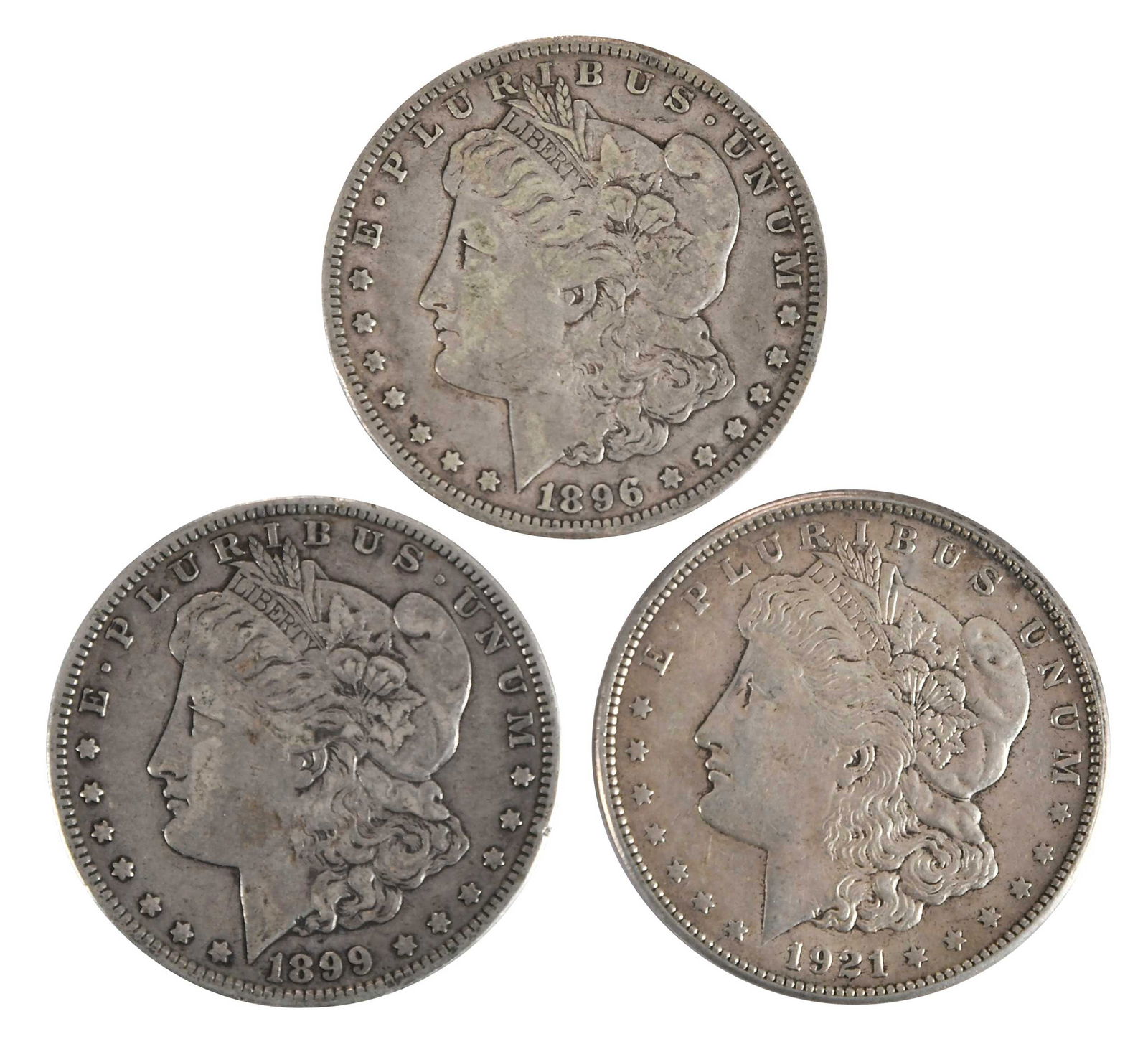 Roll of Circulated Morgan Dollars: 20 coins, assorted dates and mintmarks Provenance: Private Collection