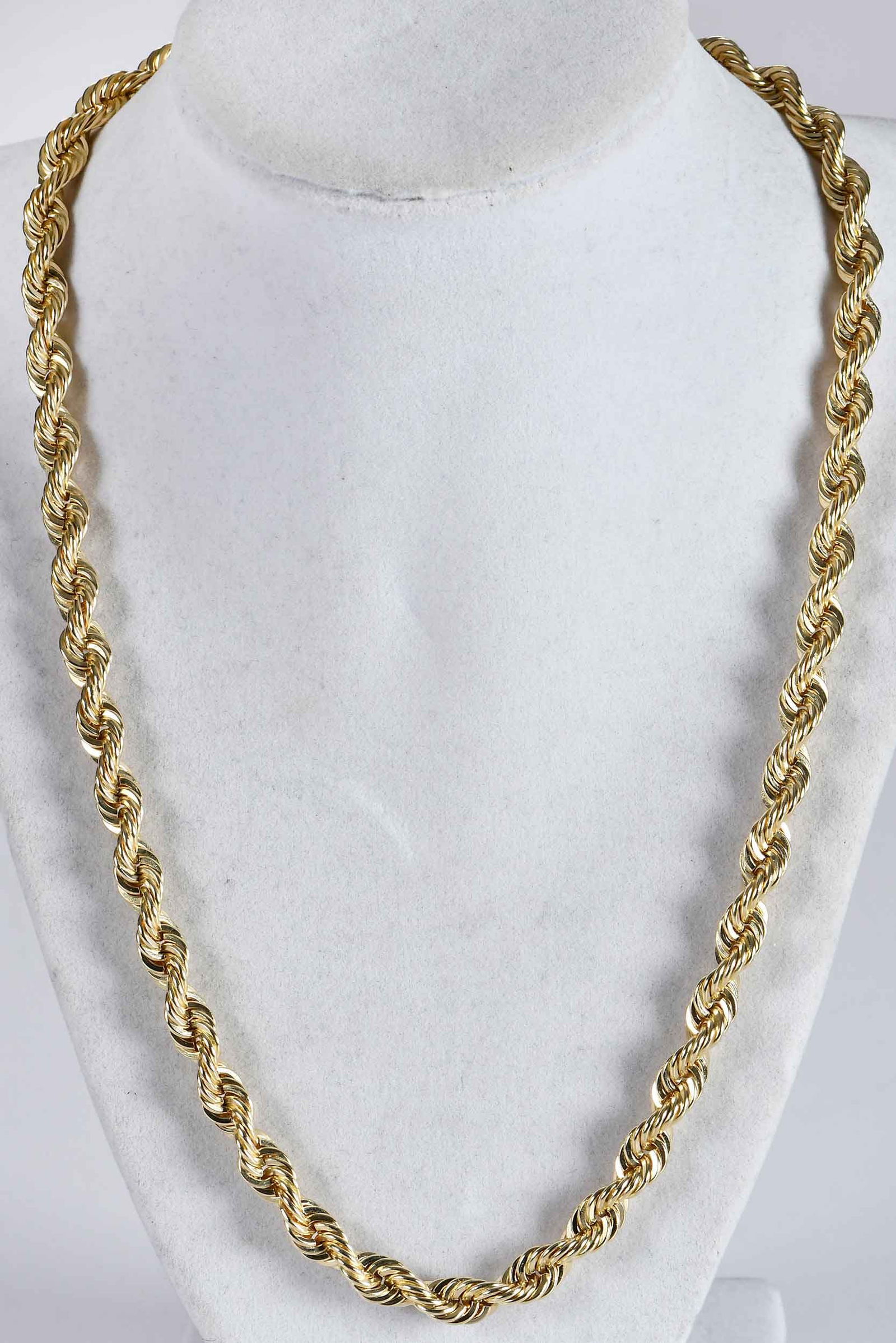 14kt. Solid Wide Rope Chain - 2
