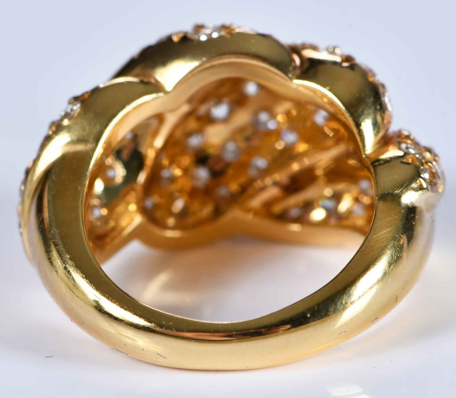 18kt. Diamond Dinner Ring - 3