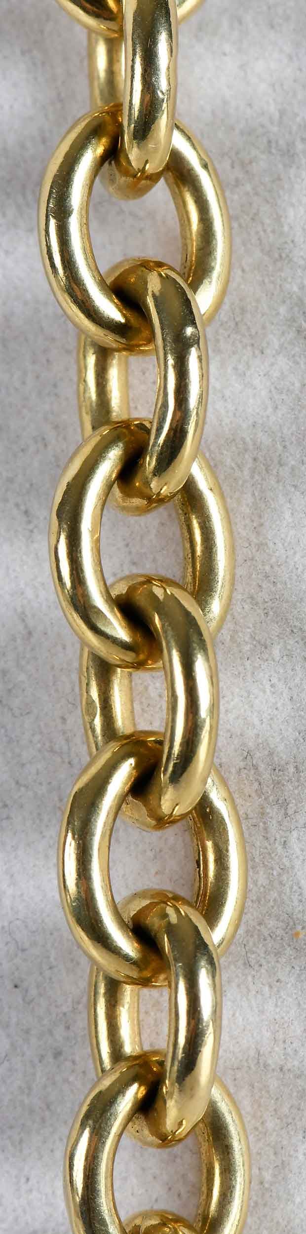 14kt. Large Solid Cable Link Chain - 4