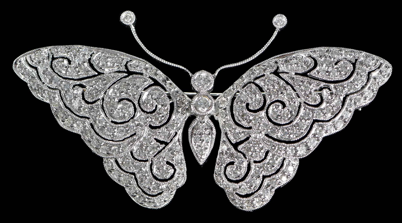 18kt. Diamond Butterfly Brooch (1 of 3)