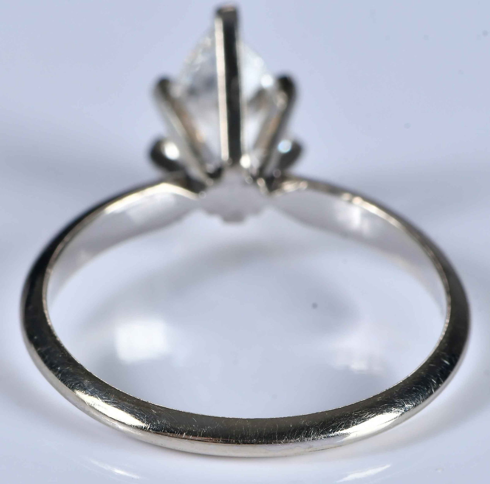 14kt. Solitaire Pear Shape Diamond Ring - 3