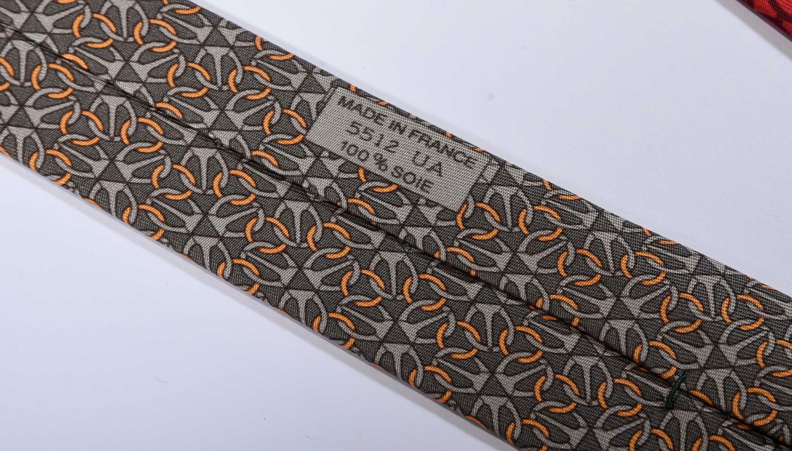 Three Hermes Silk Ties, Interlocking Patterns - 4