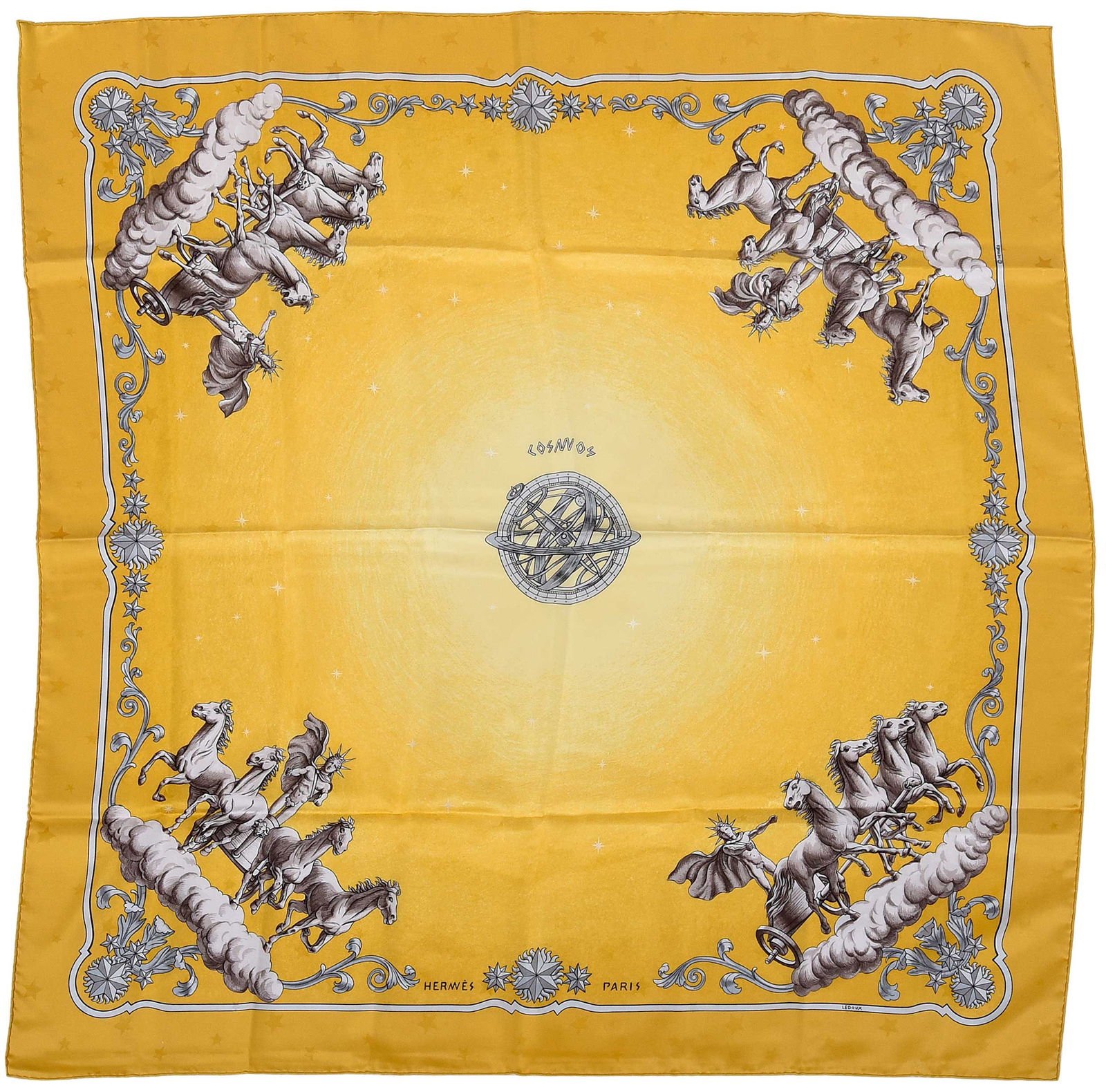 Hermes Cosmos Silk Scarf (1 of 5)