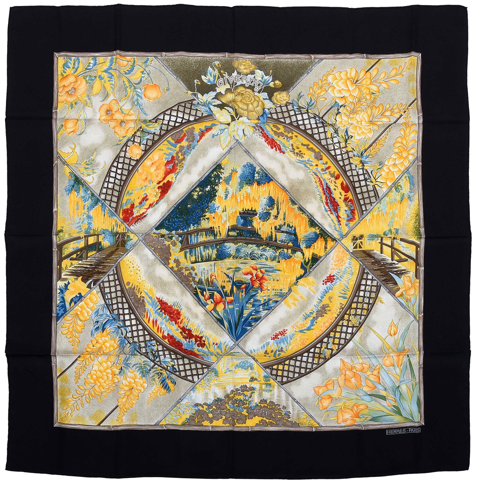 Hermes Giverny Silk Scarf (1 of 6)