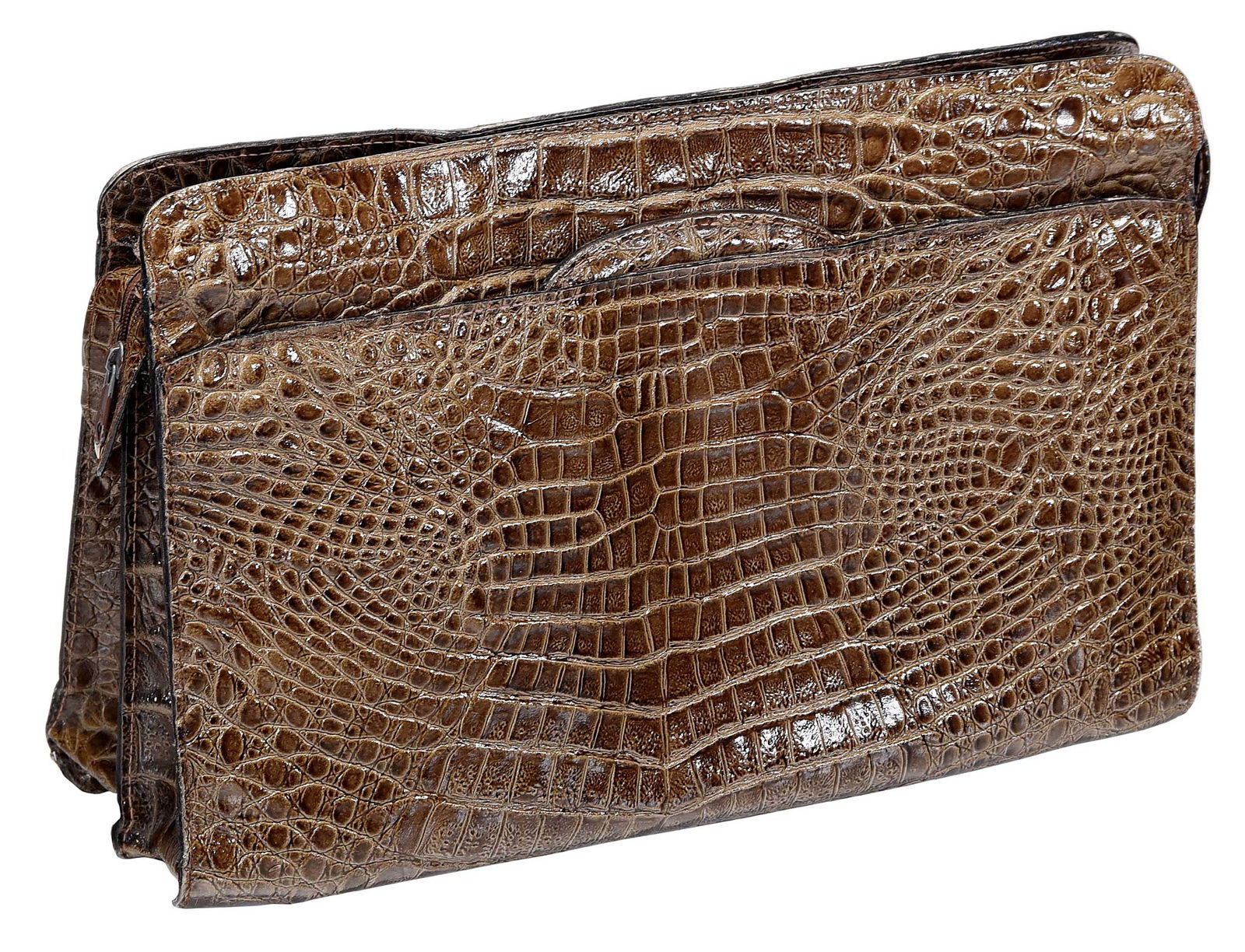 Emanuel Paolo Crocodile Attache Case (1 of 3)