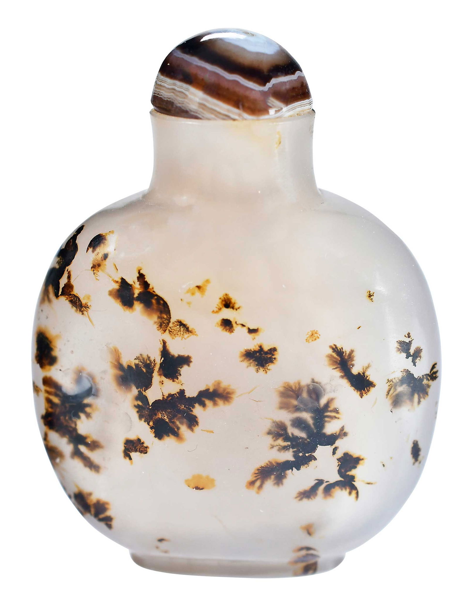 Chinese Carved Agate Snuff Bottle (1 of 5)