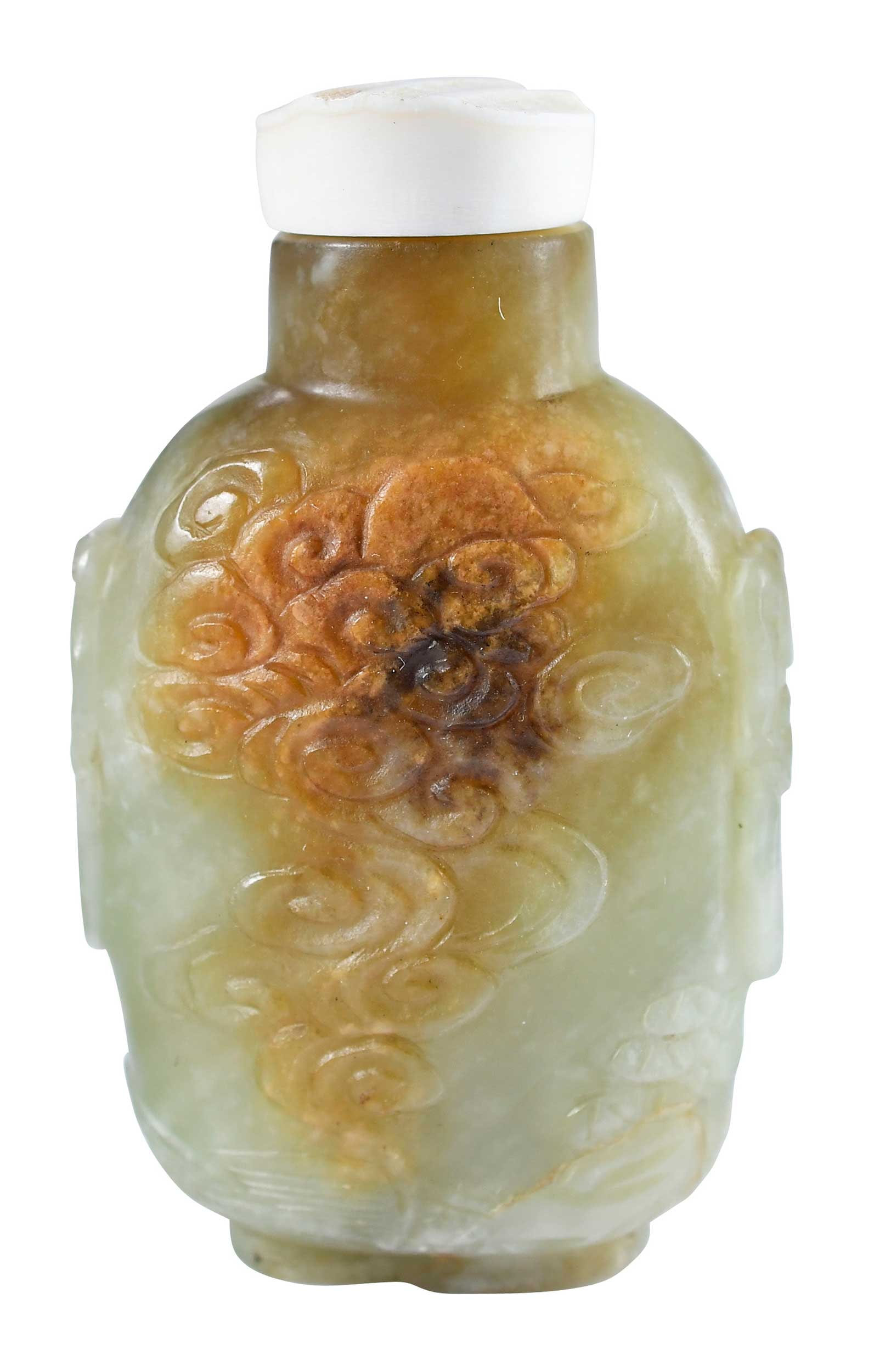 Chinese Carved Jade Snuff Bottle (1 of 5)